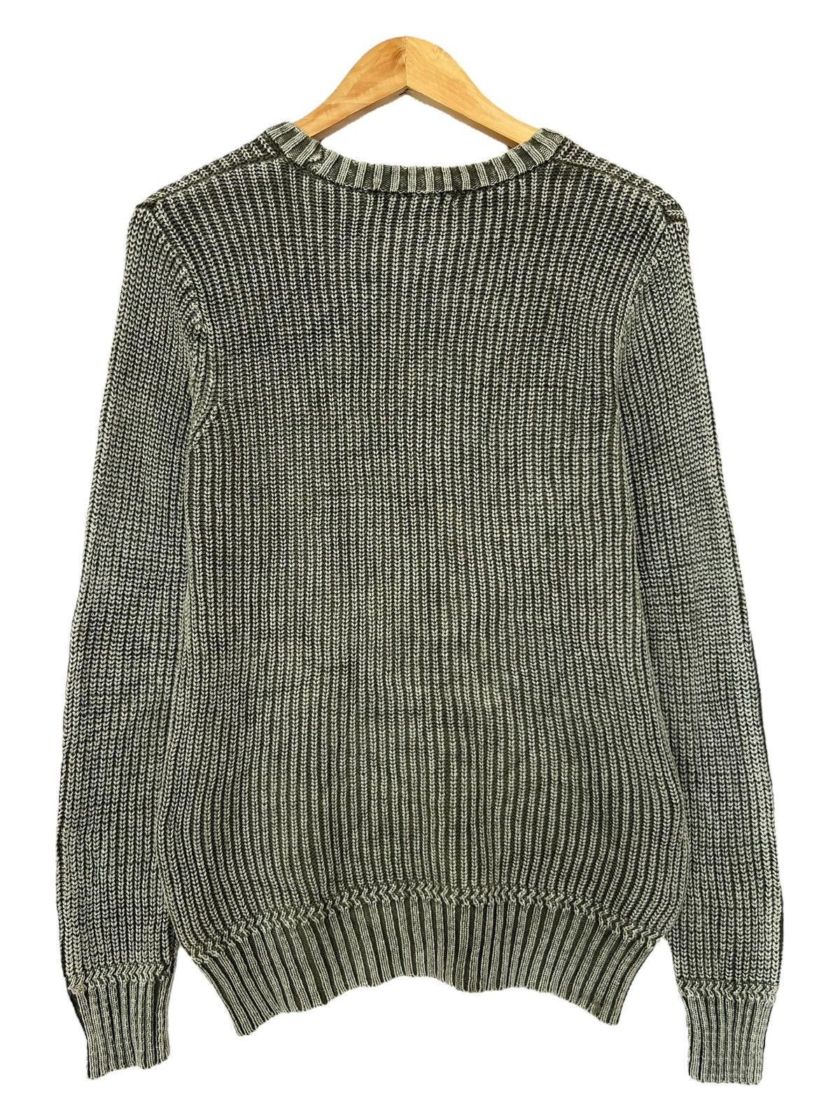 Japanese Brand Nano Universe Japan Distressed Sunfaded Knitwear Sweater Size US M / EU 48-50 / 2 - 2 Thumbnail