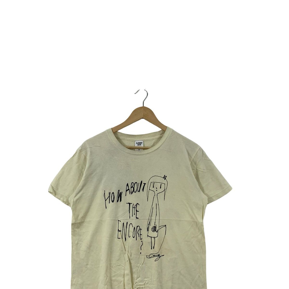 Other HOW ABOUT THE Encore Hand Drawn Graphic T-Shirt Pale Size US M / EU 48-50 / 2 - 2 Thumbnail