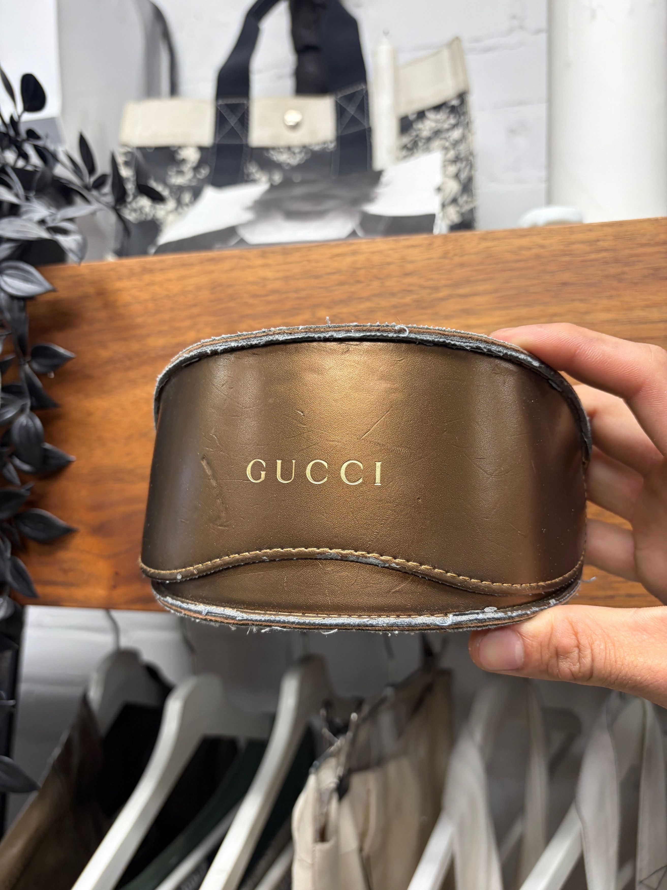 Gucci Gucci Translucent Pink ‘Horsebit’ Rounded Shape Sunglasses Size ONE SIZE - 6 Thumbnail