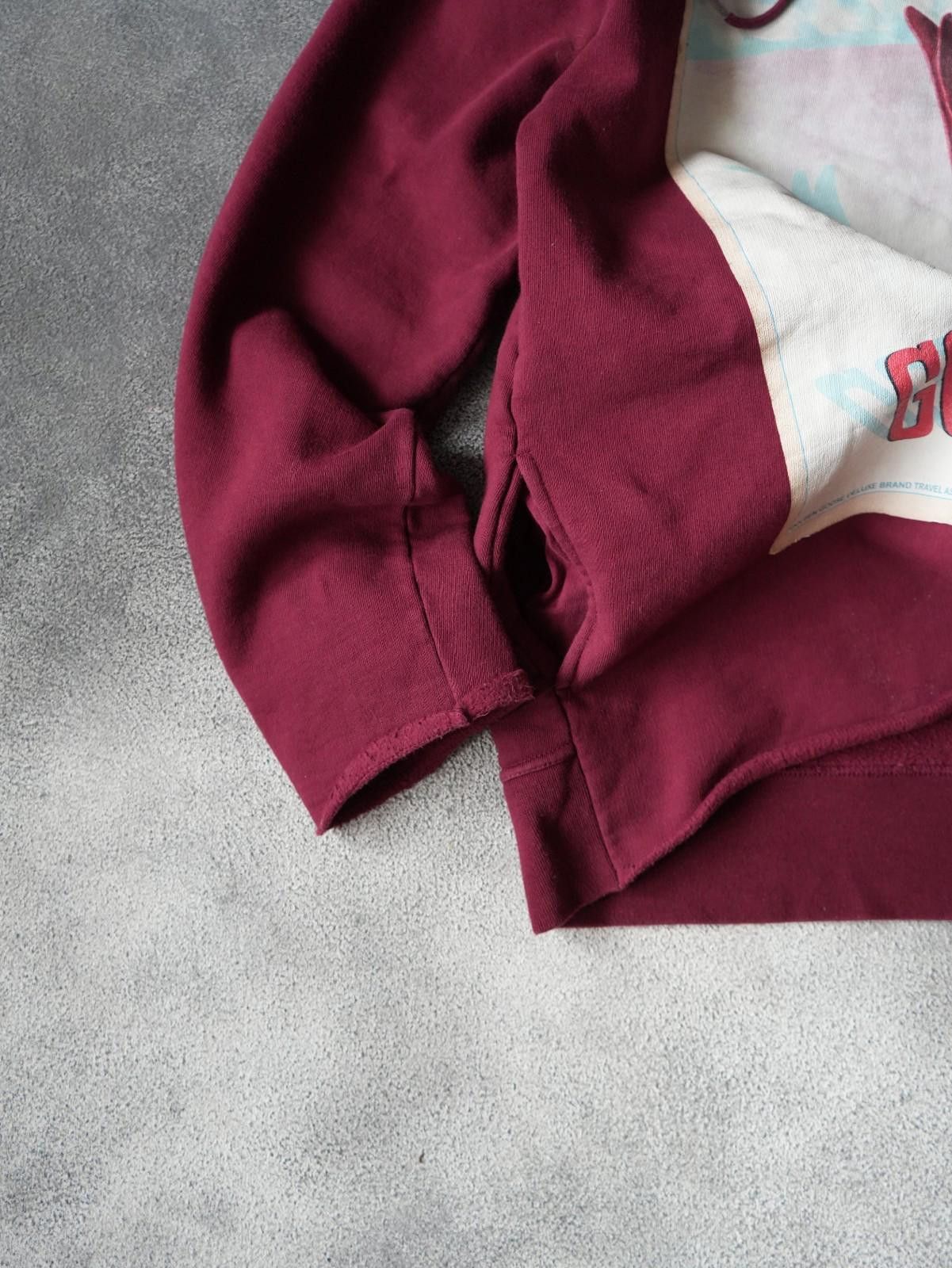 Golden Goose Golden Goose Distressed "Ski Print" Crew Oversized Hoodie Size S / US 4 / IT 40 - 7 Thumbnail