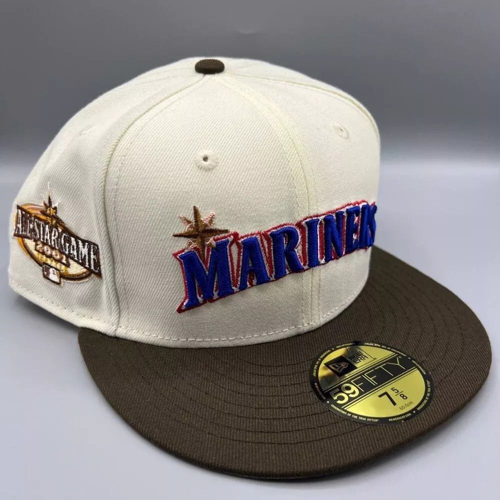 New Era Seattle Mariners Hat Men 7 5/8 All Star Game Snickers Fitted Size ONE SIZE - 1 Thumbnail