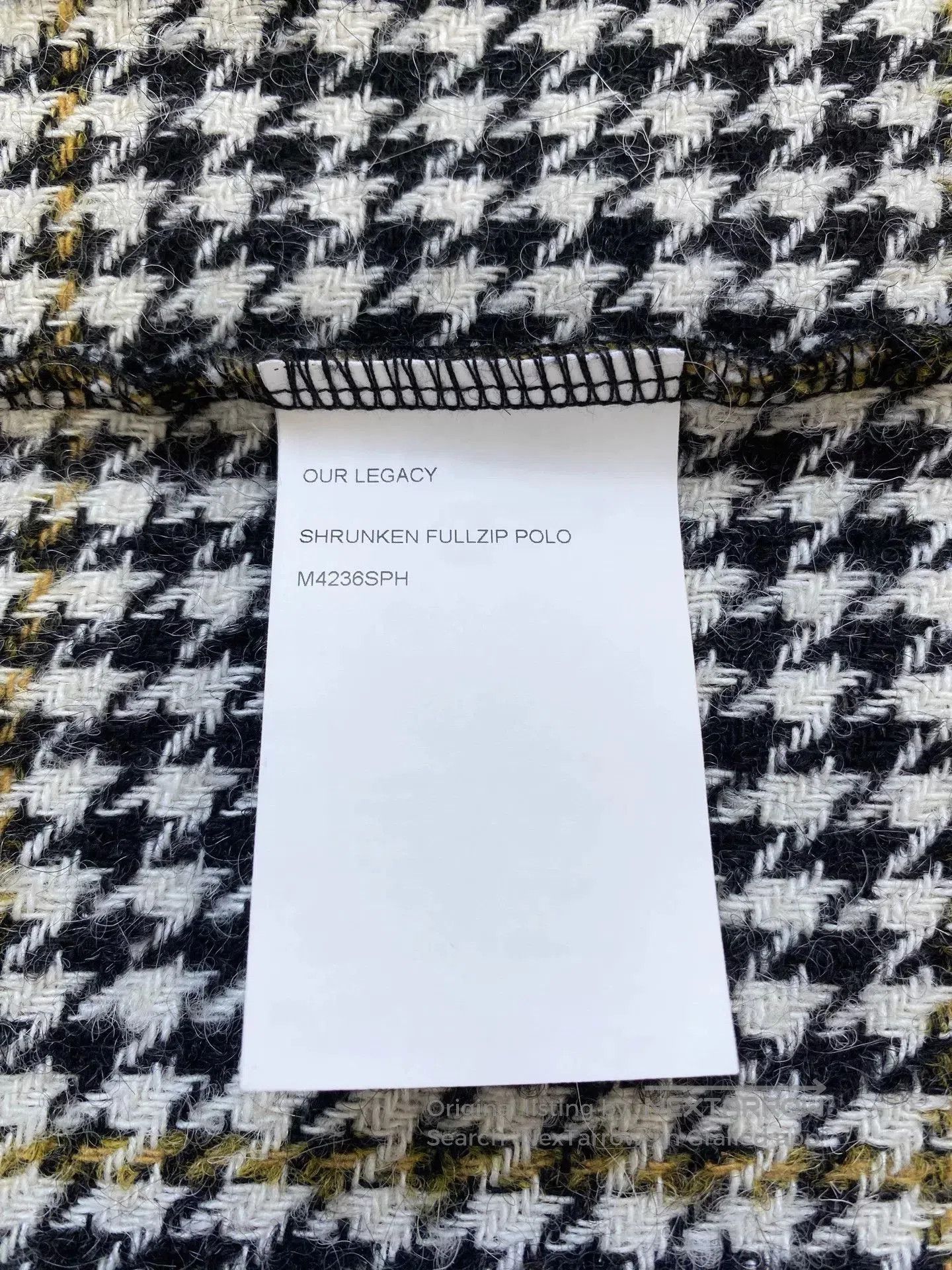 Our Legacy our legacy plaid wool jacket in yellow green. Size US L / EU 52-54 / 3 - 7 Thumbnail
