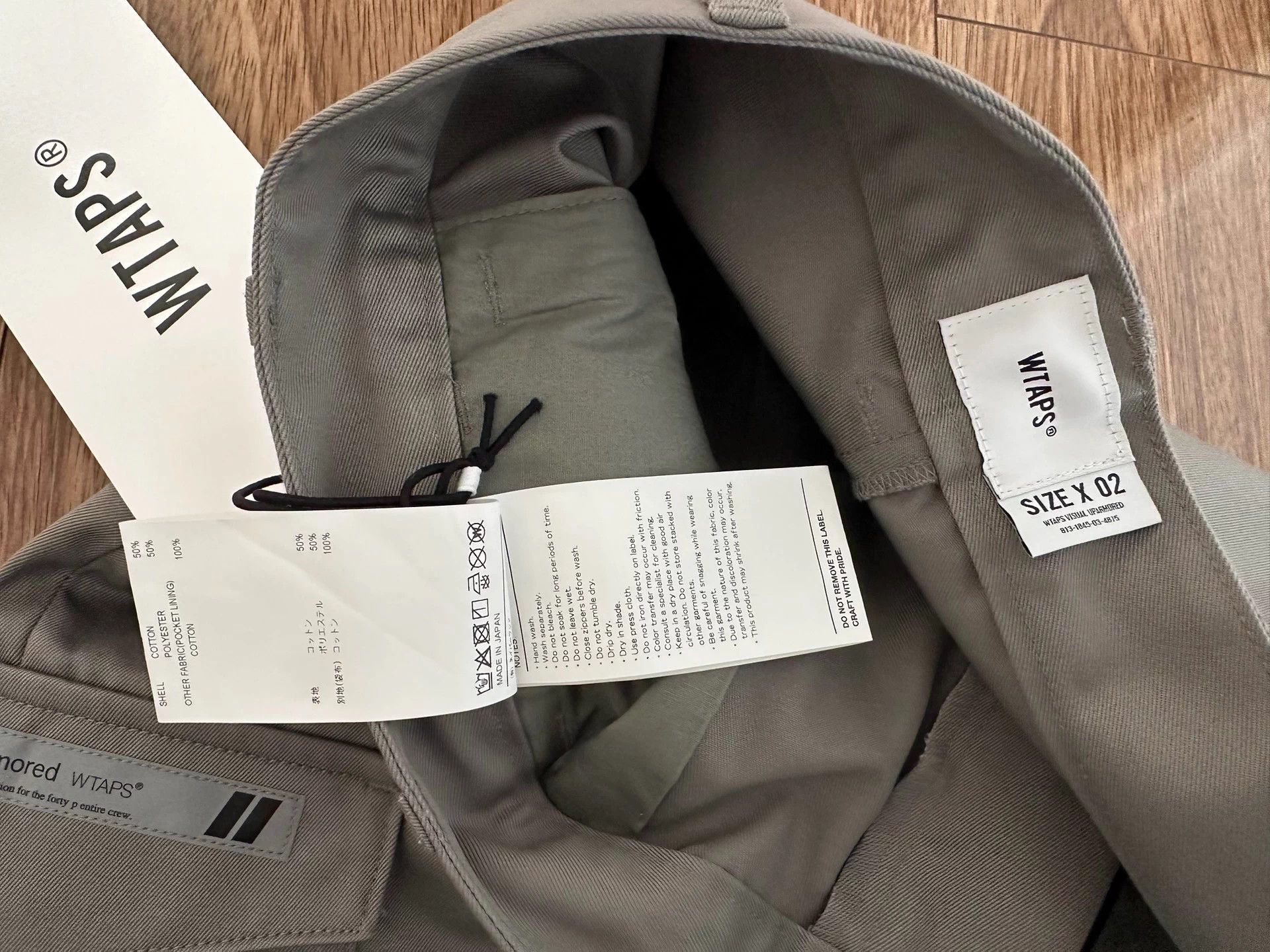 Wtaps WTAPS MILT2501 Grey Cargo 25AW Worn 1-2x M Size US 30 / EU 46 - 4 Thumbnail