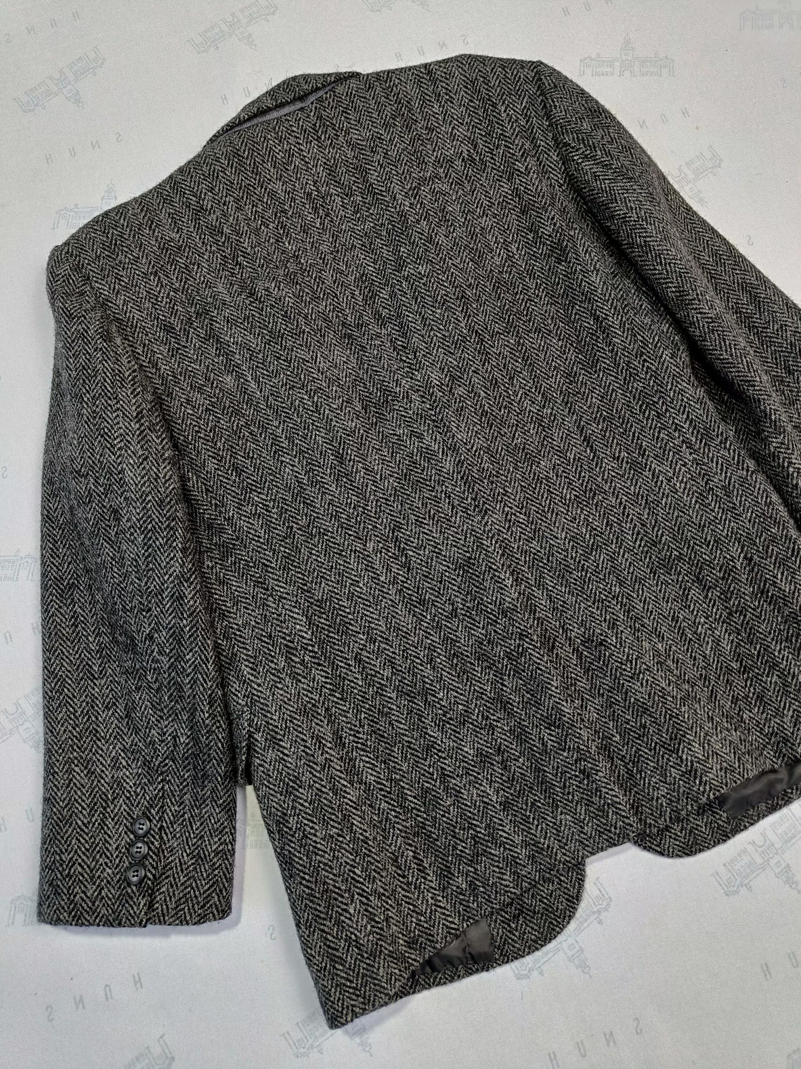 Harris Tweed Beautiful Harris Tweed Hand Woven Men's Wool Blazer Size 38L - 11 Thumbnail