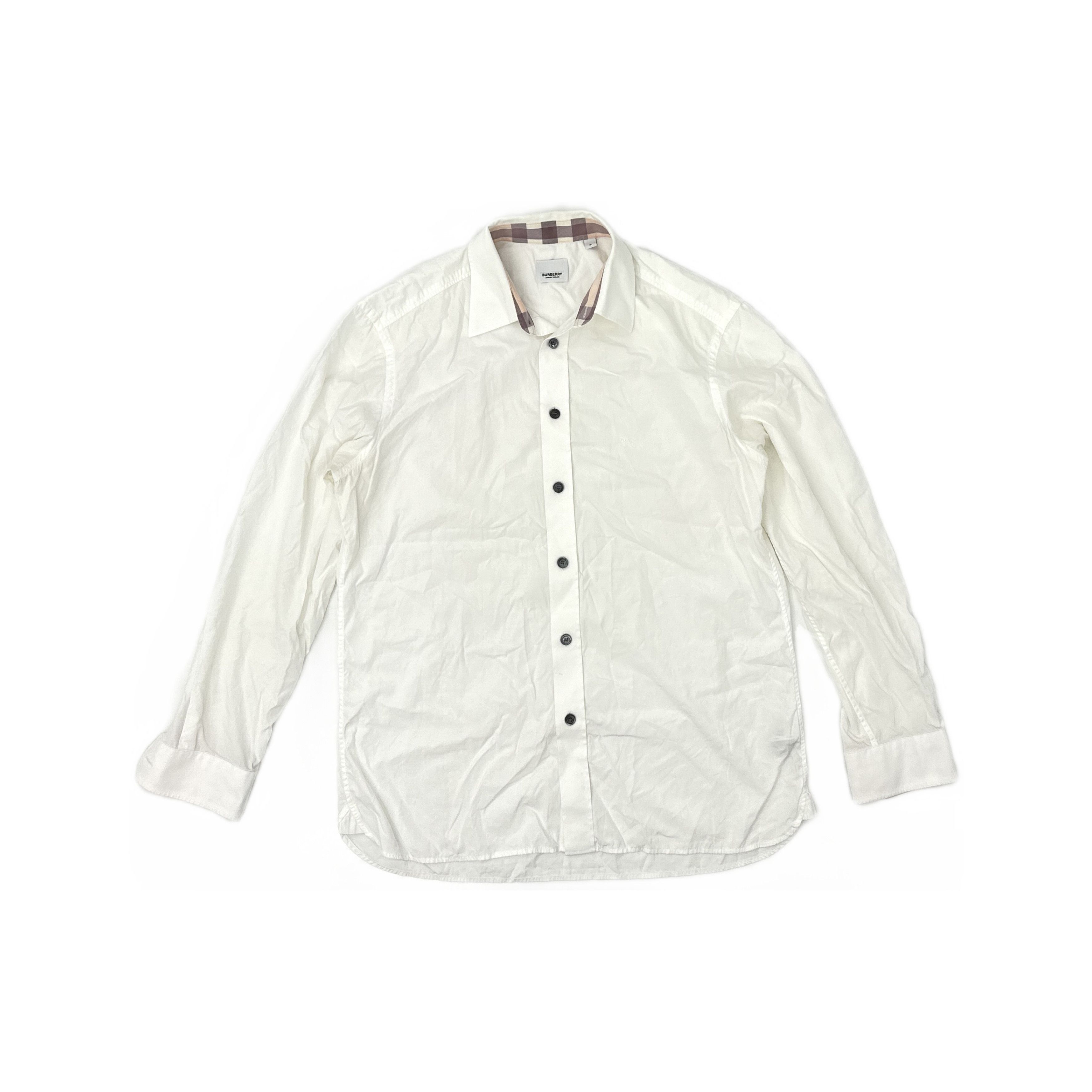 Burberry Burberry Logo Button Up Shirt Size M Size US M / EU 48-50 / 2 - 1 Thumbnail