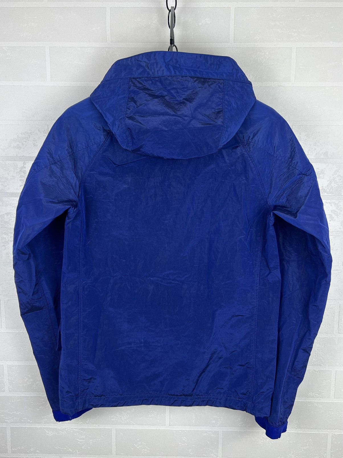 STONE ISLAND Jacket Shimmer Vintage Nylon Cotton Blue Men's