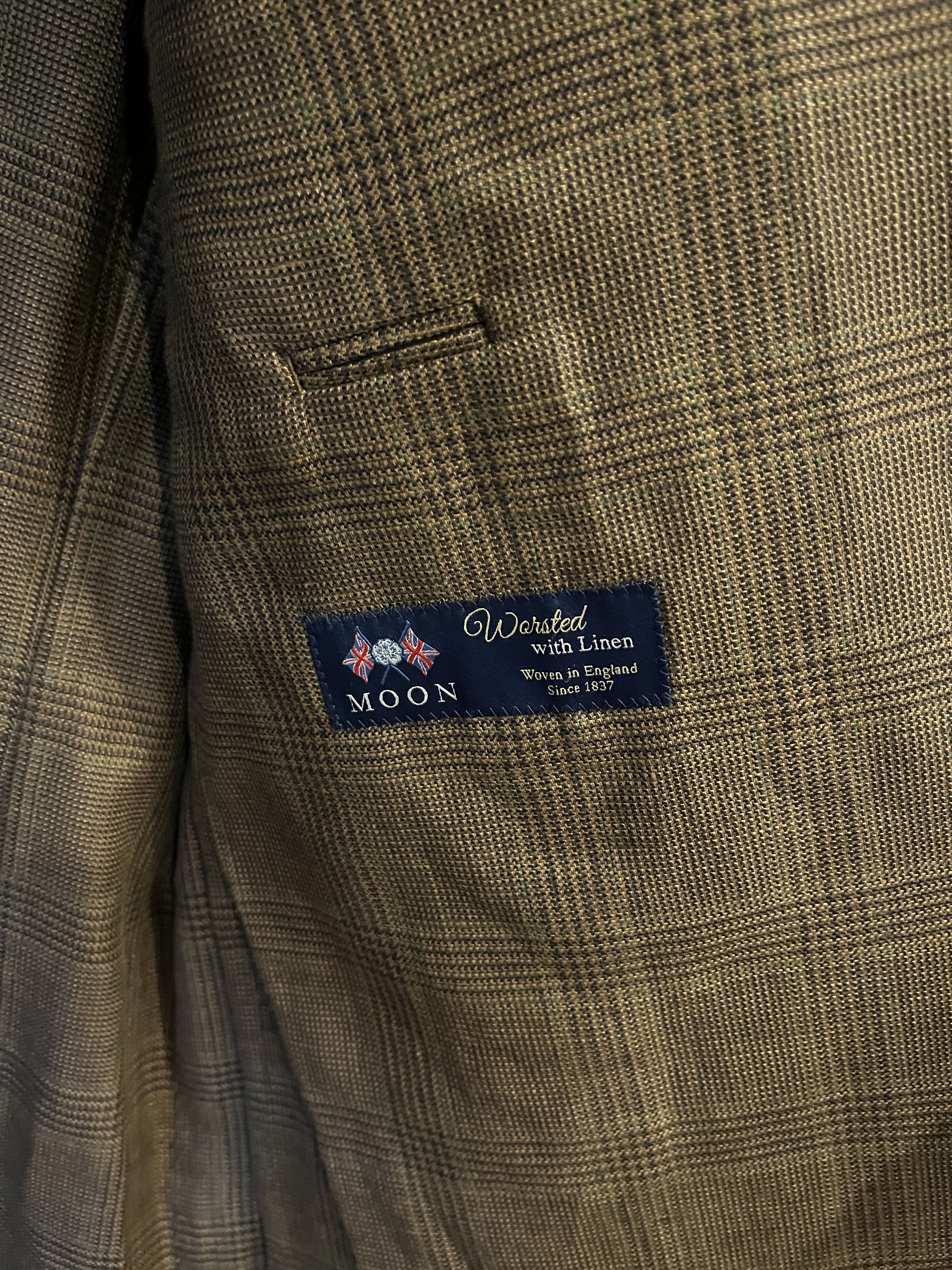 J.Crew J. Crew English Wool Linen Blend Blazer Size 44R - 3 Thumbnail