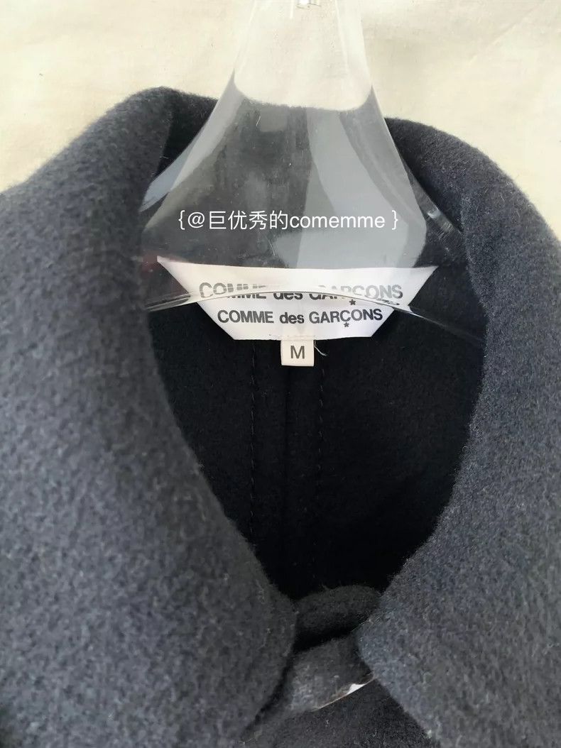 Comme des Garcons Comme Des Garcons Black wool short Cape with pointed colla Size M / US 6-8 / IT 42-44 - 3 Thumbnail