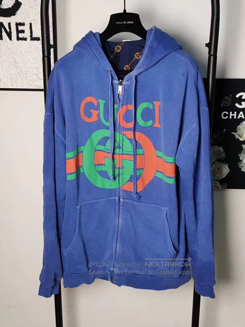 Gucci Gucci Tie-dye to make an old zippered coat Size US S / EU 44-46 / 1 - 1 Thumbnail
