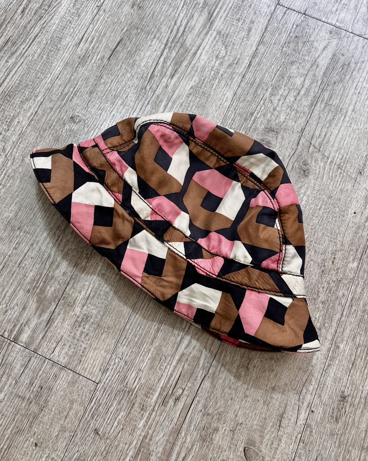 Prada Bucket Prada Holliday & Brown Size ONE SIZE - 3 Thumbnail
