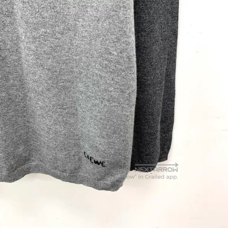 Loewe Loewe Color-blocked logo letter wool crew-neck long-sleeve Size US L / EU 52-54 / 3 - 4 Thumbnail