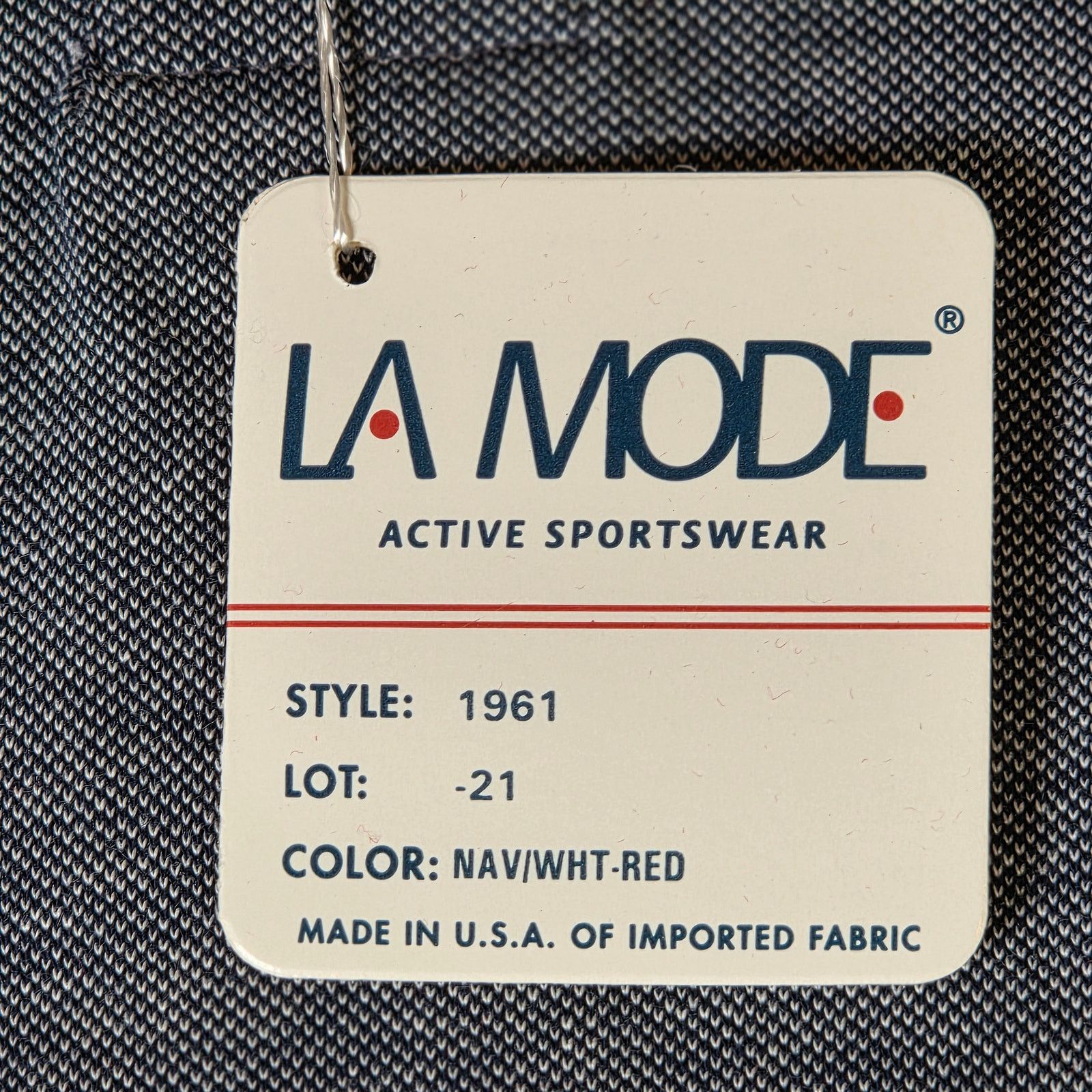 Vintage Vintage La Mode USA Made Polo Shirt Mens L NWT Size US L / EU 52-54 / 3 - 5 Thumbnail