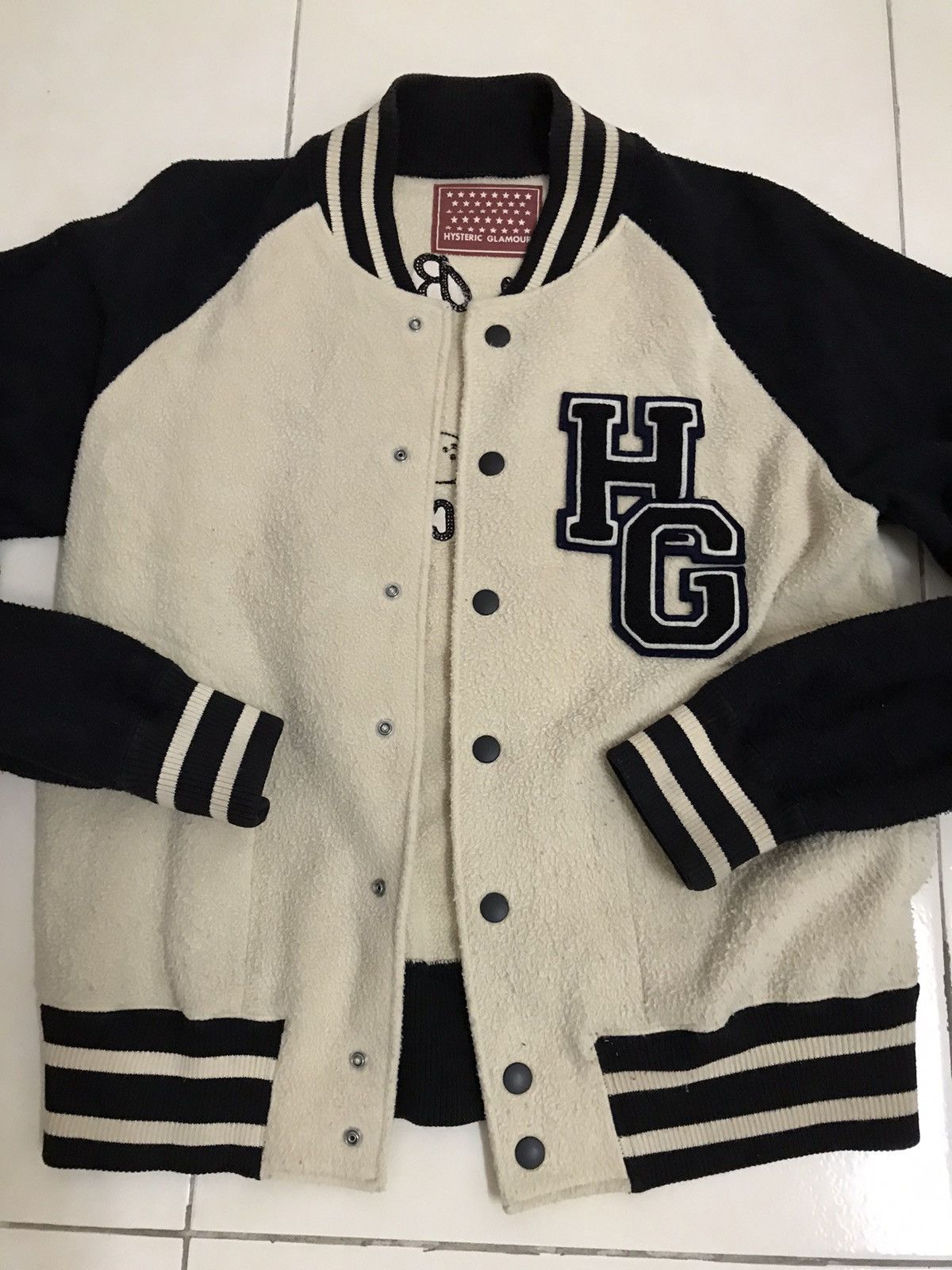 Hysteric Glamour Hysteric Glamour fleece Varsity Jacket Size US S / EU 44-46 / 1 - 8 Thumbnail