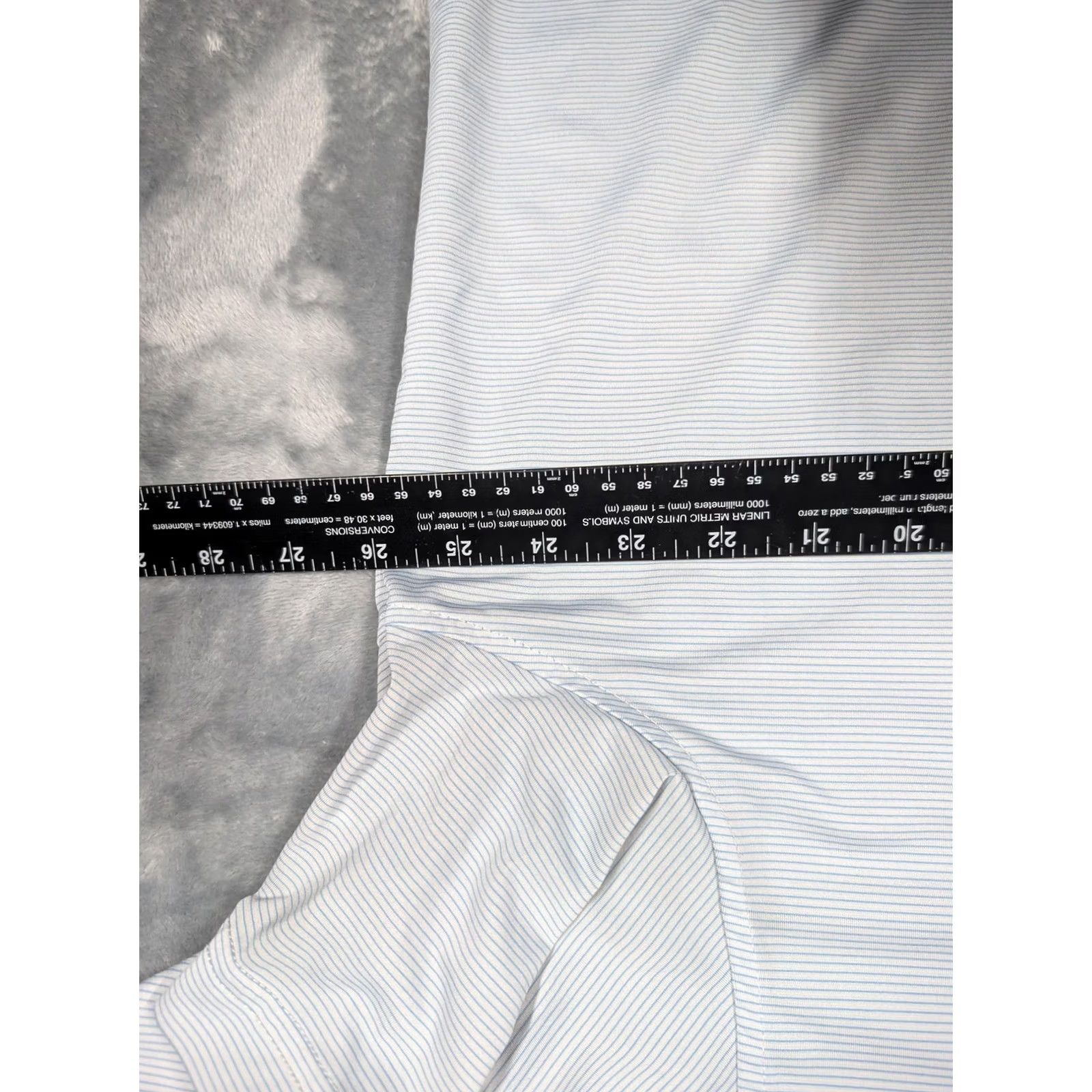 Vineyard Vines Vineyard Vines Polo Shirt Men 2XL Blue Stripe Performance Golf Stretch Short Sleeve Classic Collared Logo Whale Ventured Shirts Size US XXL / EU 58 / 5 - 3 Thumbnail