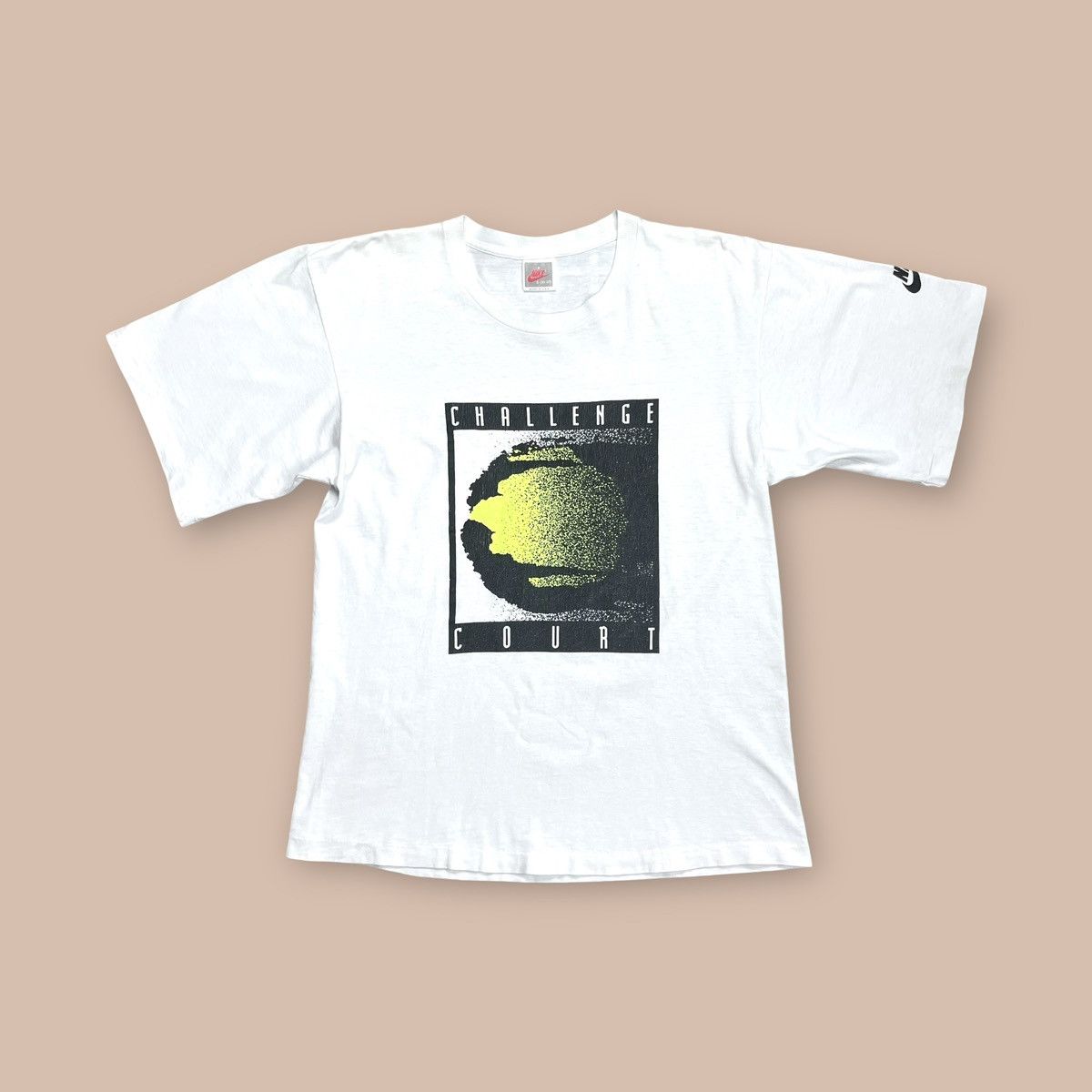 Nike Vintage 90's Nike Challenge Court Tee Size US S / EU 44-46 / 1 - 1 Thumbnail