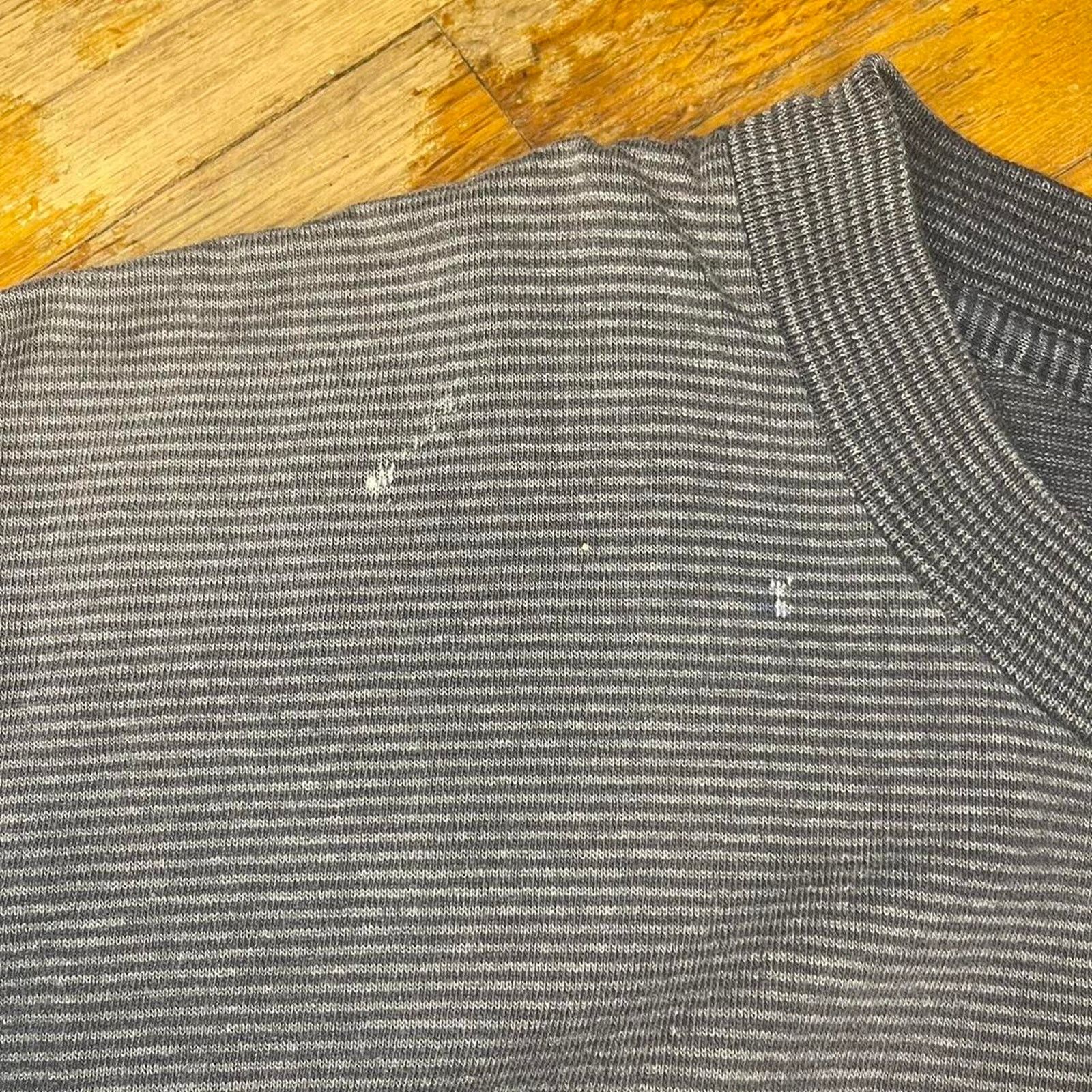 NFL × Vintage Vintage 1994 Chicago Bears Trench NFL Pinstriped Tee Size US XL / EU 56 / 4 - 4 Thumbnail