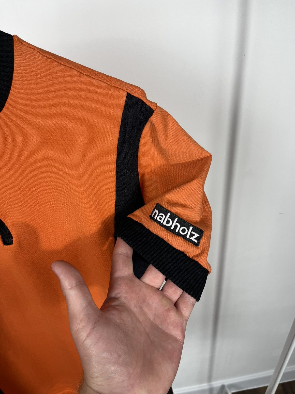 Other Vintage Nabholz Cycling Jersey Orange Black Zip-Up Retro Fit Size US M / EU 48-50 / 2 - 4 Thumbnail