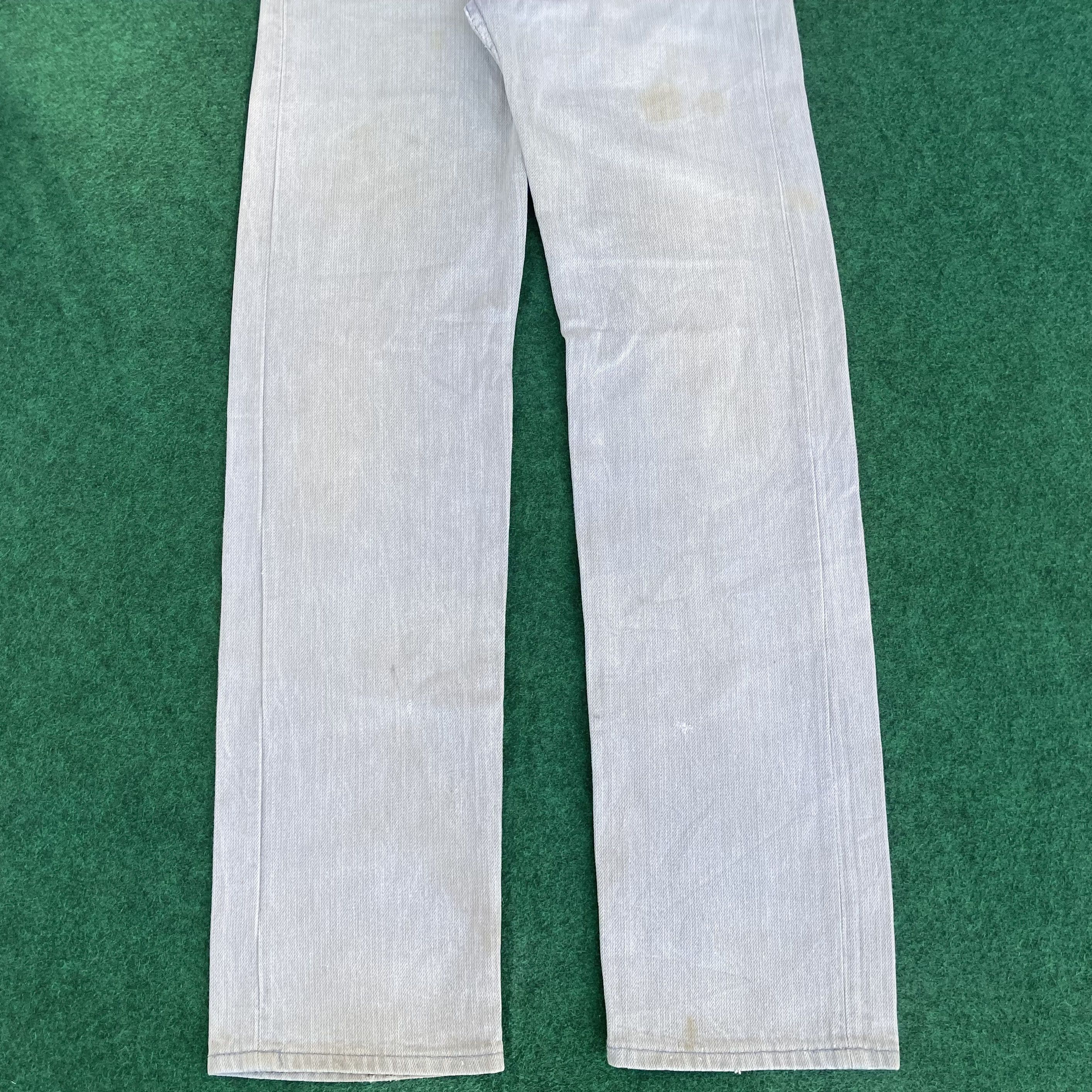 Levi's × Vintage Vtg Levis 701 Button Fly Sz 26 Denim Jeans Size US 26 / EU 42 - 6 Thumbnail