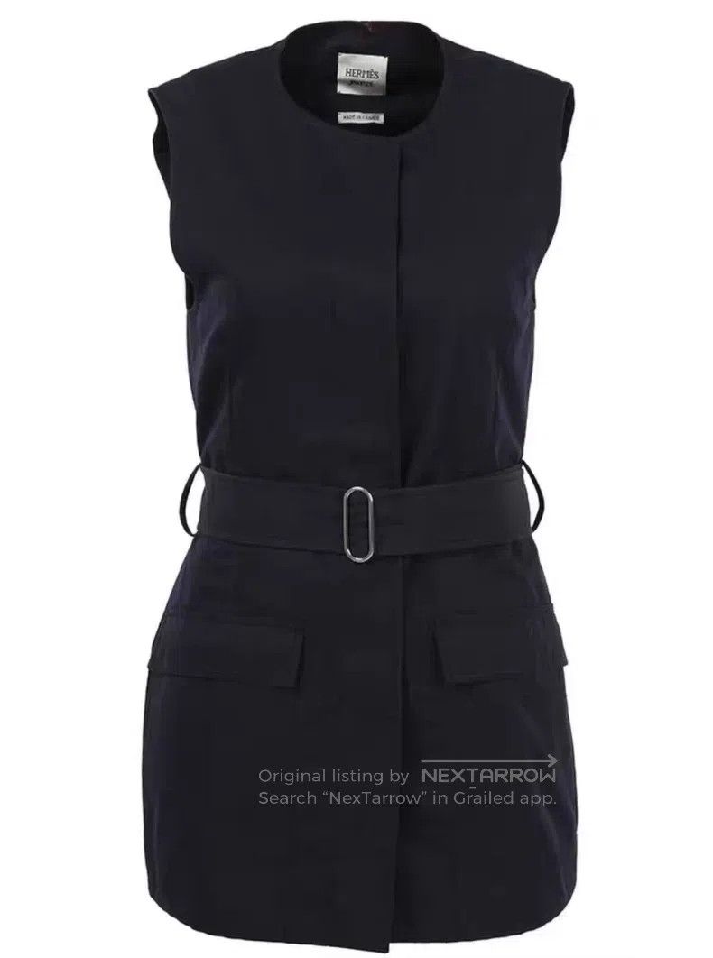 Hermes Hermes Two-Piece Vest Sleeveless Top Size XXS / US 00 / IT 34 - 1 Thumbnail