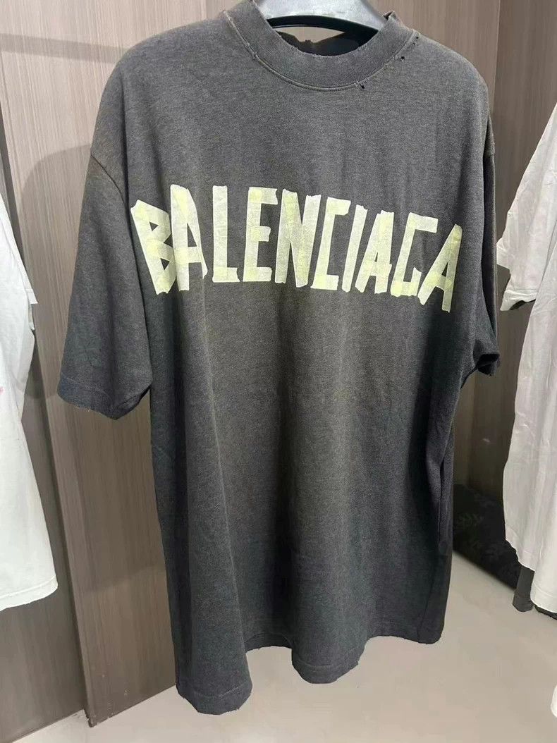 Balenciaga Balenciaga Tape Short Sleeve T-shirt M - dmc Size US M / EU 48-50 / 2 - 1 Thumbnail