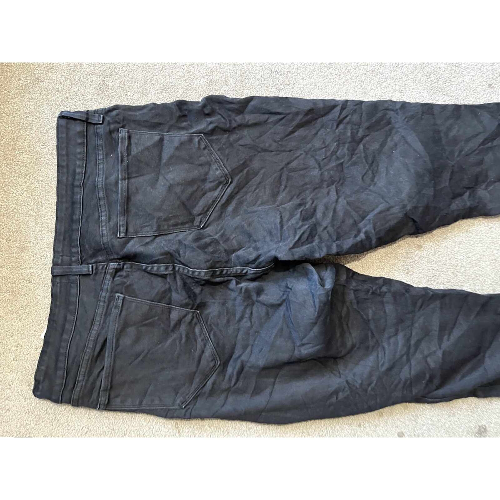 NYDJ NYDJ Black Straight Jeans 16 Mid Rise Straight Leg Womens Denim Size 38" / US 16 / IT 52 - 4 Thumbnail