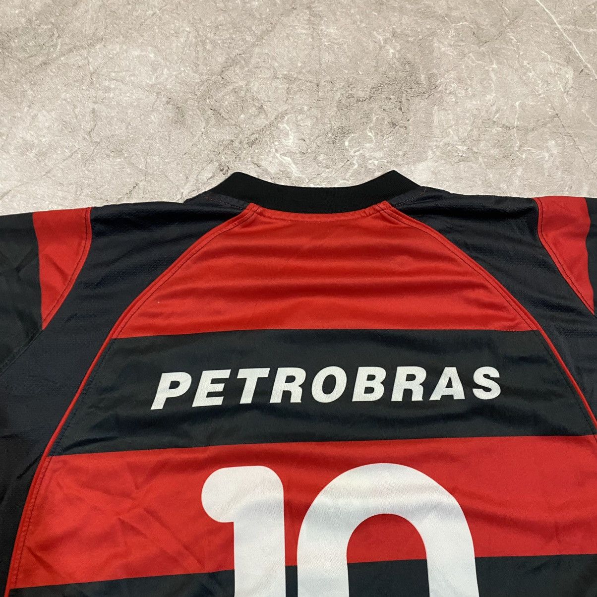 Nike PETROBRAS ! VINTAGE NIKE FLAMENGO TEE SOCCER JERSEY 90s Size US L / EU 52-54 / 3 - 13 Thumbnail