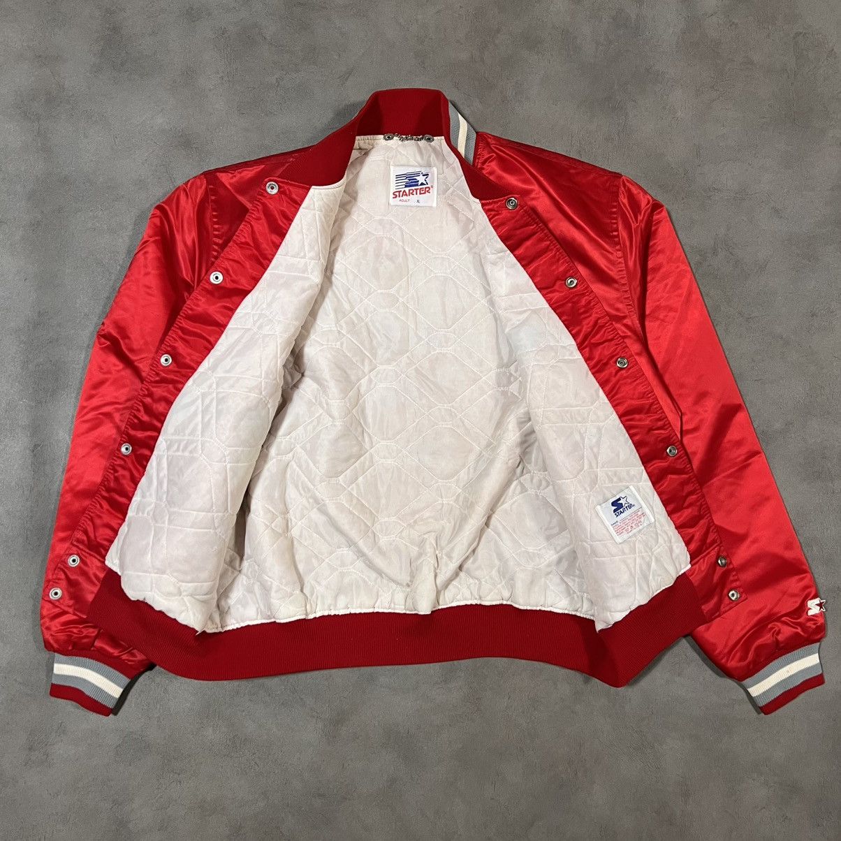Other VTG 90s 80s UNLV Rebels Satin Jacket Starter XL Made in USA Size US XL / EU 56 / 4 - 5 Thumbnail