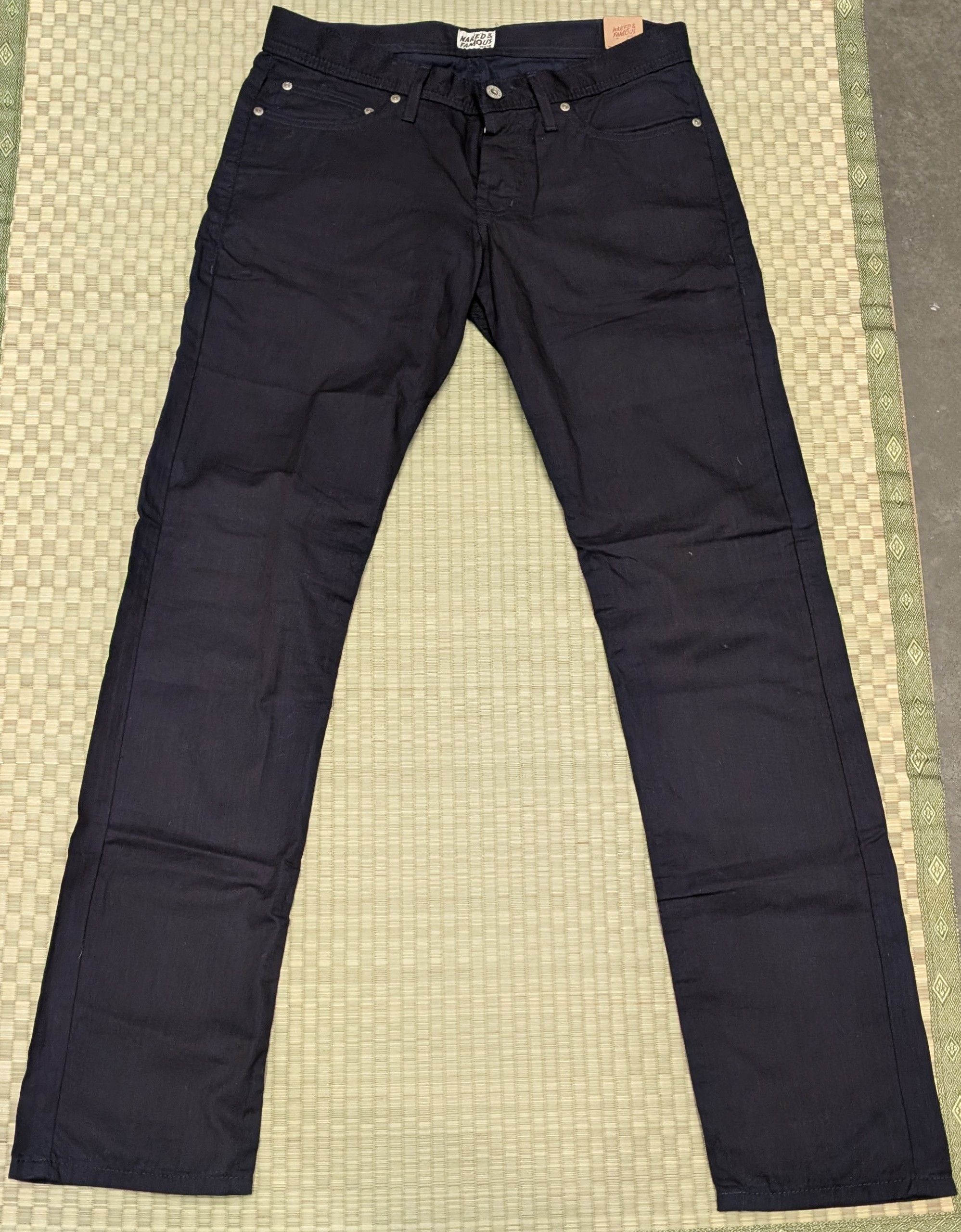 Naked & Famous LNWOT Naked & Famous Barneys Exclusive Indigo Painter Denim Size US 33 - 1 Thumbnail