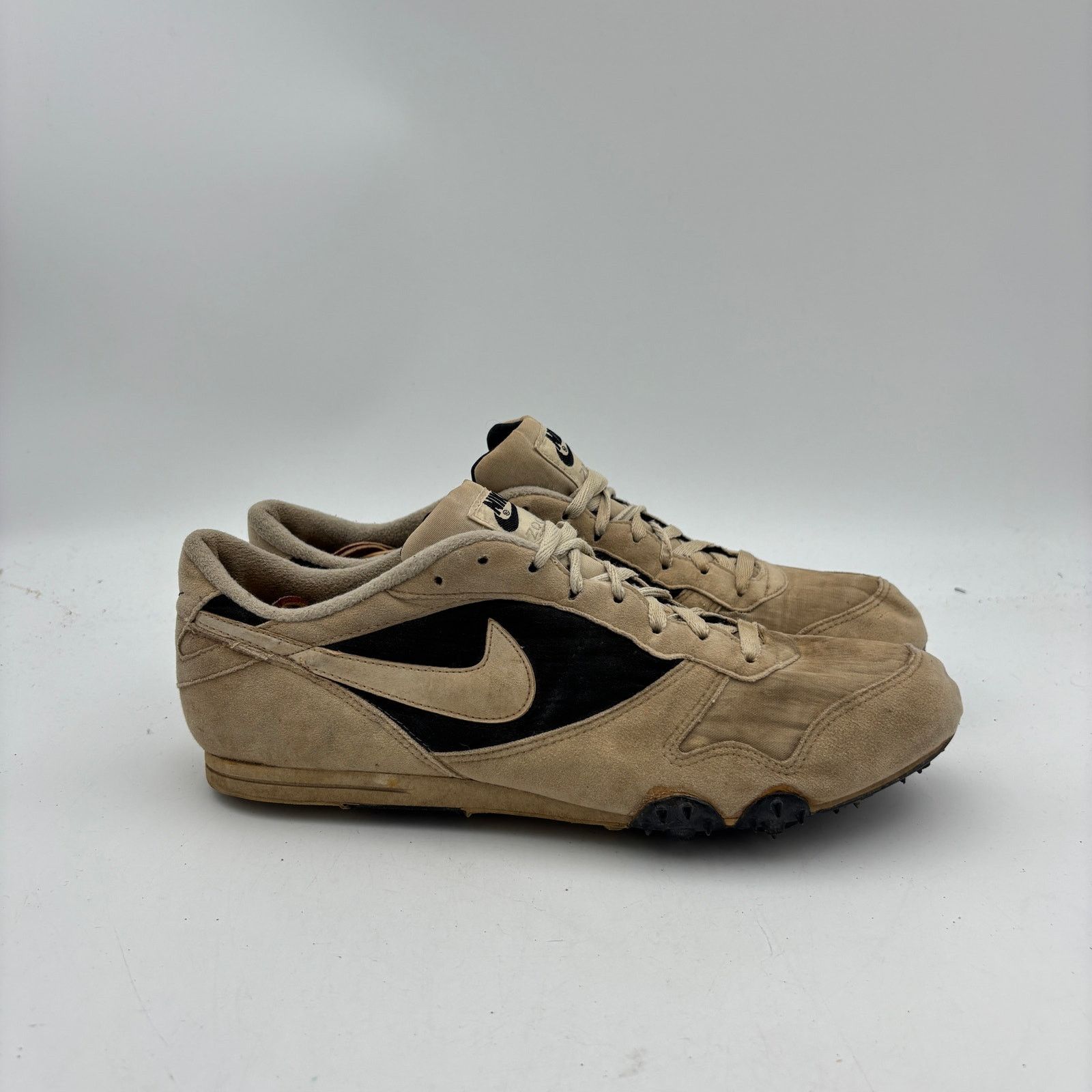 Nike Vintage 90s Nike Zoom Track Spikes Shoes Waffle Suede 13 Size US 13 / EU 46 - 3 Thumbnail