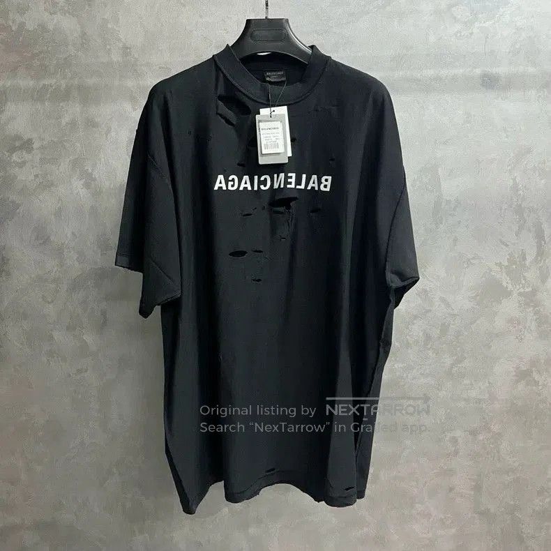 Balenciaga Balenciaga 24 Black Logo Print T-shirt. Size US XS / EU 42 / 0 - 1 Thumbnail