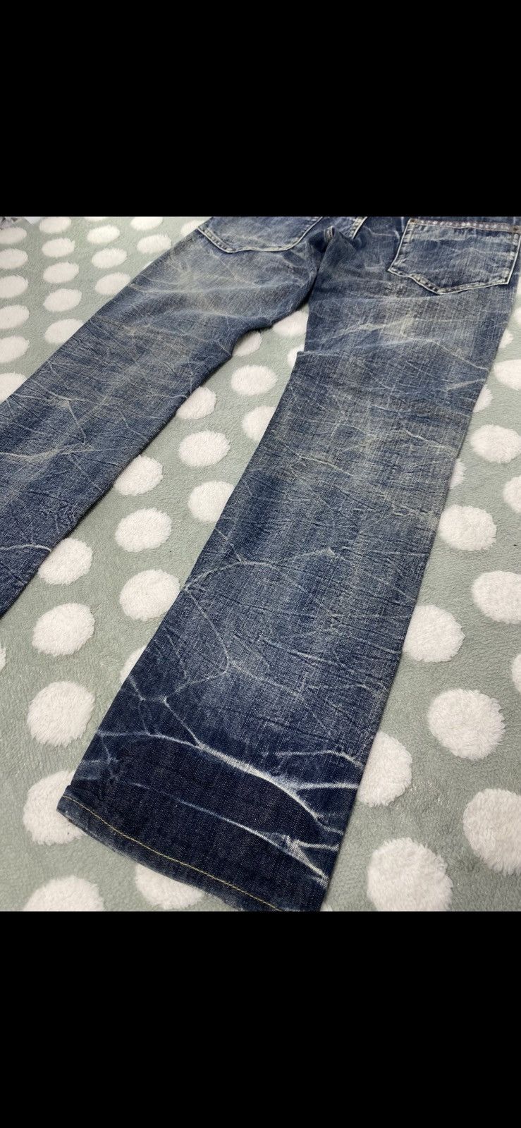 Japanese Brand 2000s Rare Japanese Acid Wash Denim Jeans Y2K Size US 34 / EU 50 - 19 Thumbnail
