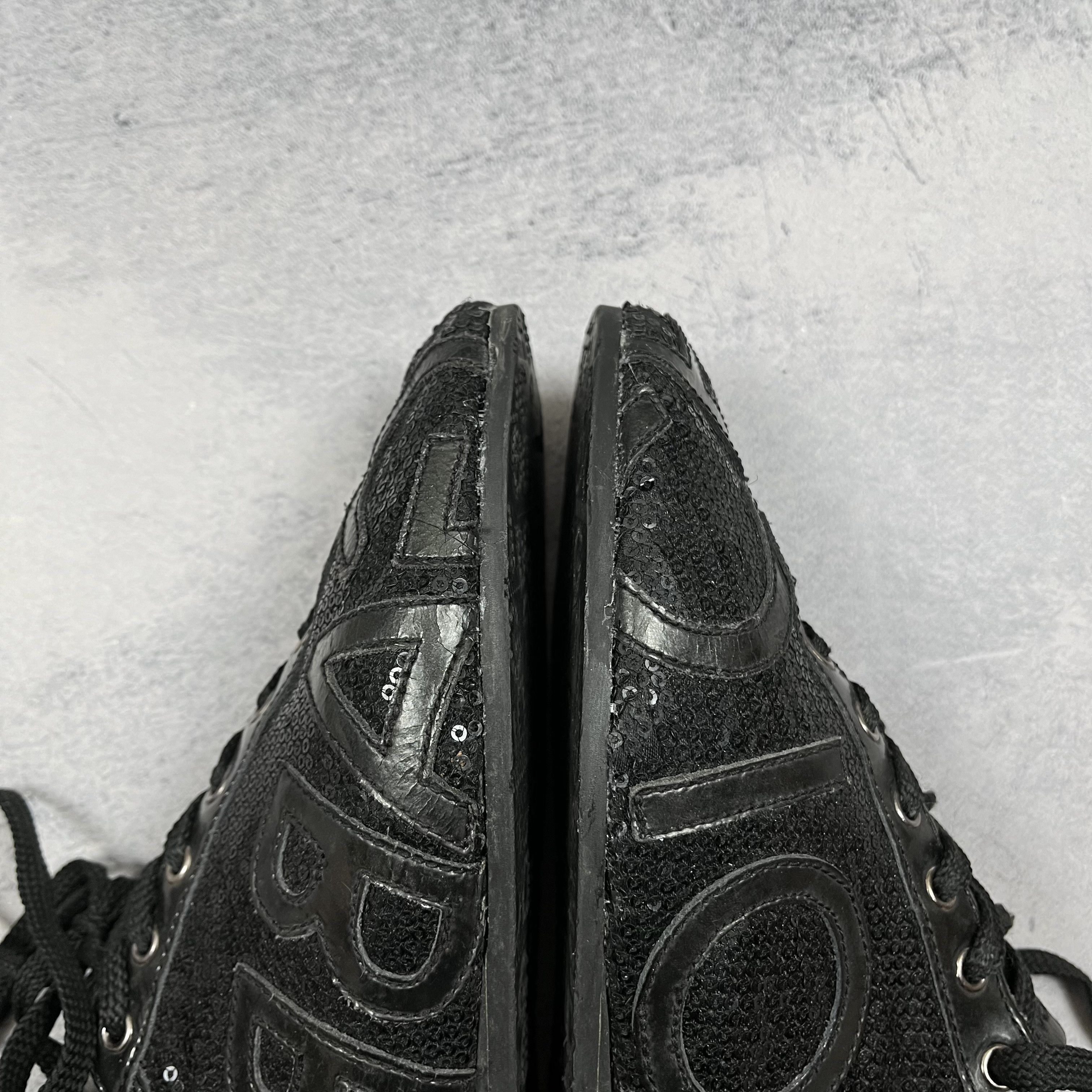 Dolce & Gabbana Dolce & Gabbana Logo Sequined Trainer Shoes Size 40 Size US 7 / EU 40 - 10 Thumbnail