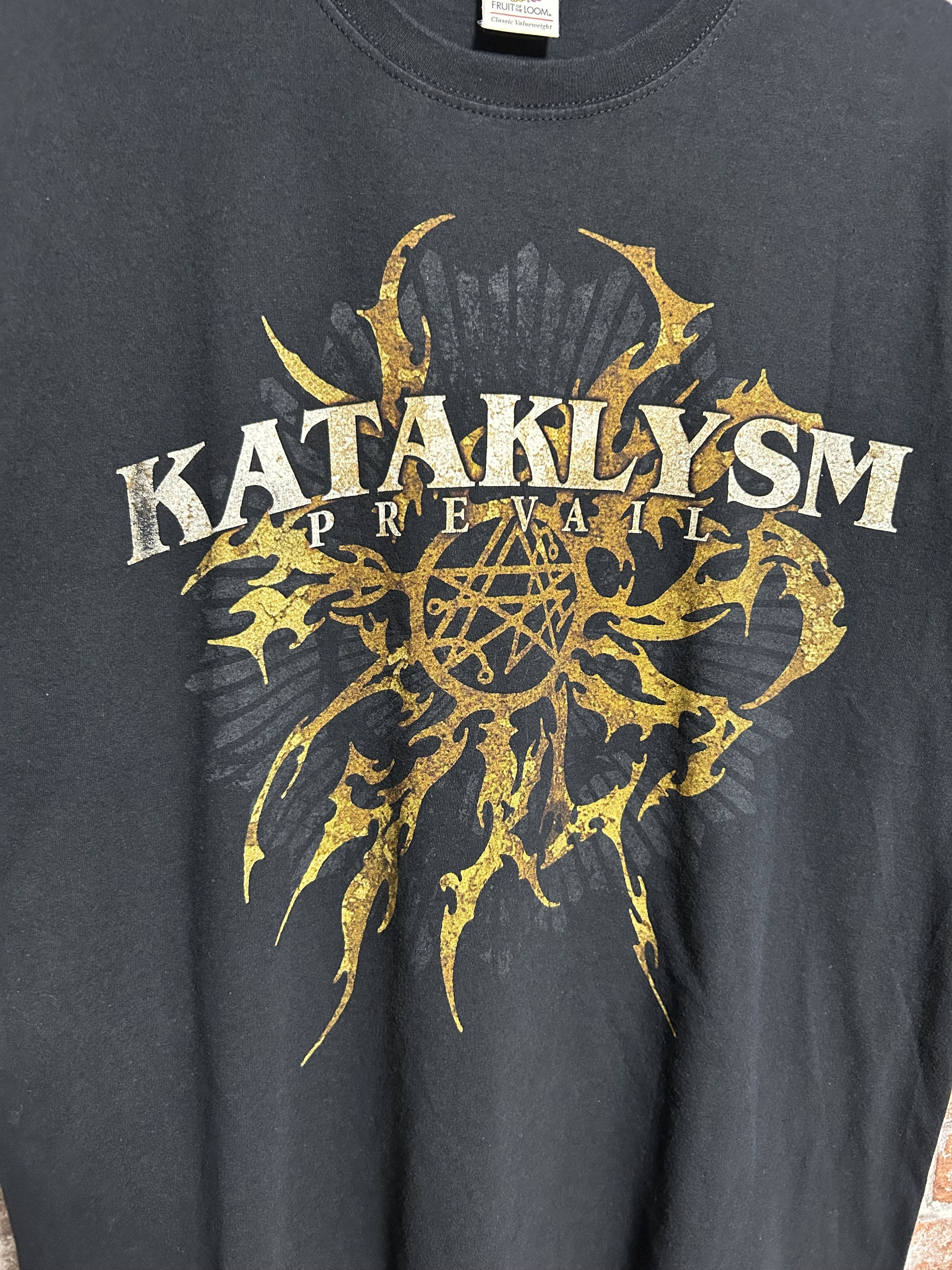 Band Tees Vintage 2000s Kataklysm Prevail Rock Band T-shirt Size US L / EU 52-54 / 3 - 3 Thumbnail