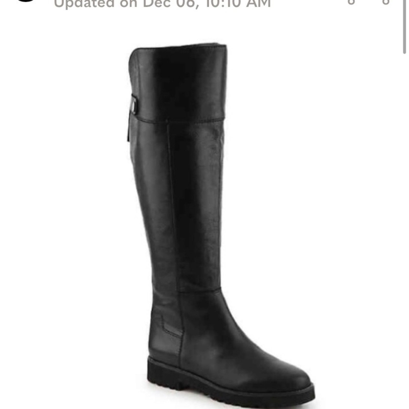 Franco Sarto Franco Sarto $189 Cosmina Tall Riding Boot Blk 6.5 Size US 6.5 / IT 36.5 - 1 Thumbnail