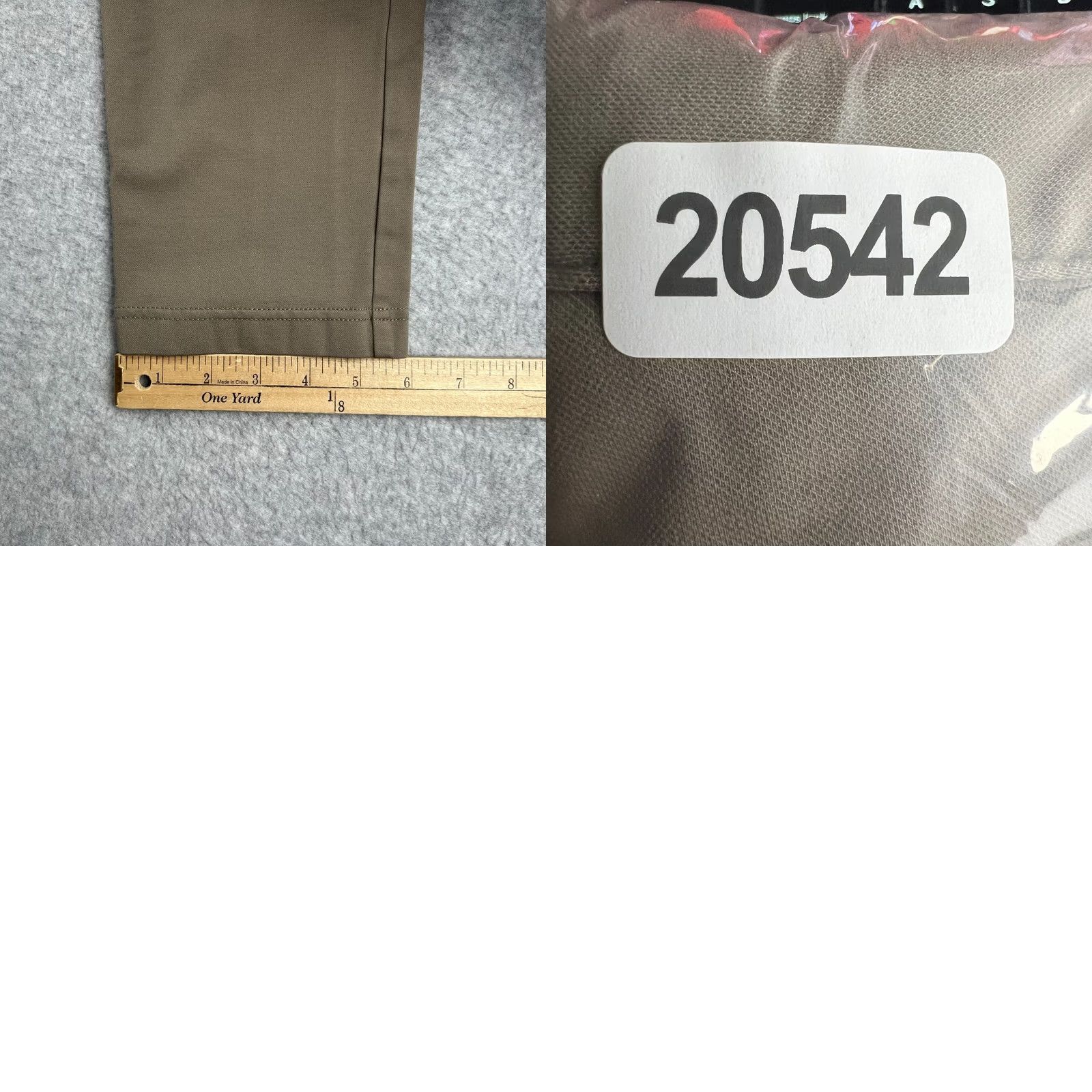 Vintage BYLT Everyday Pants 2.0 Slim Fit Stretch Performance Medium Mens Beige Tech Size US 31 - 8 Thumbnail