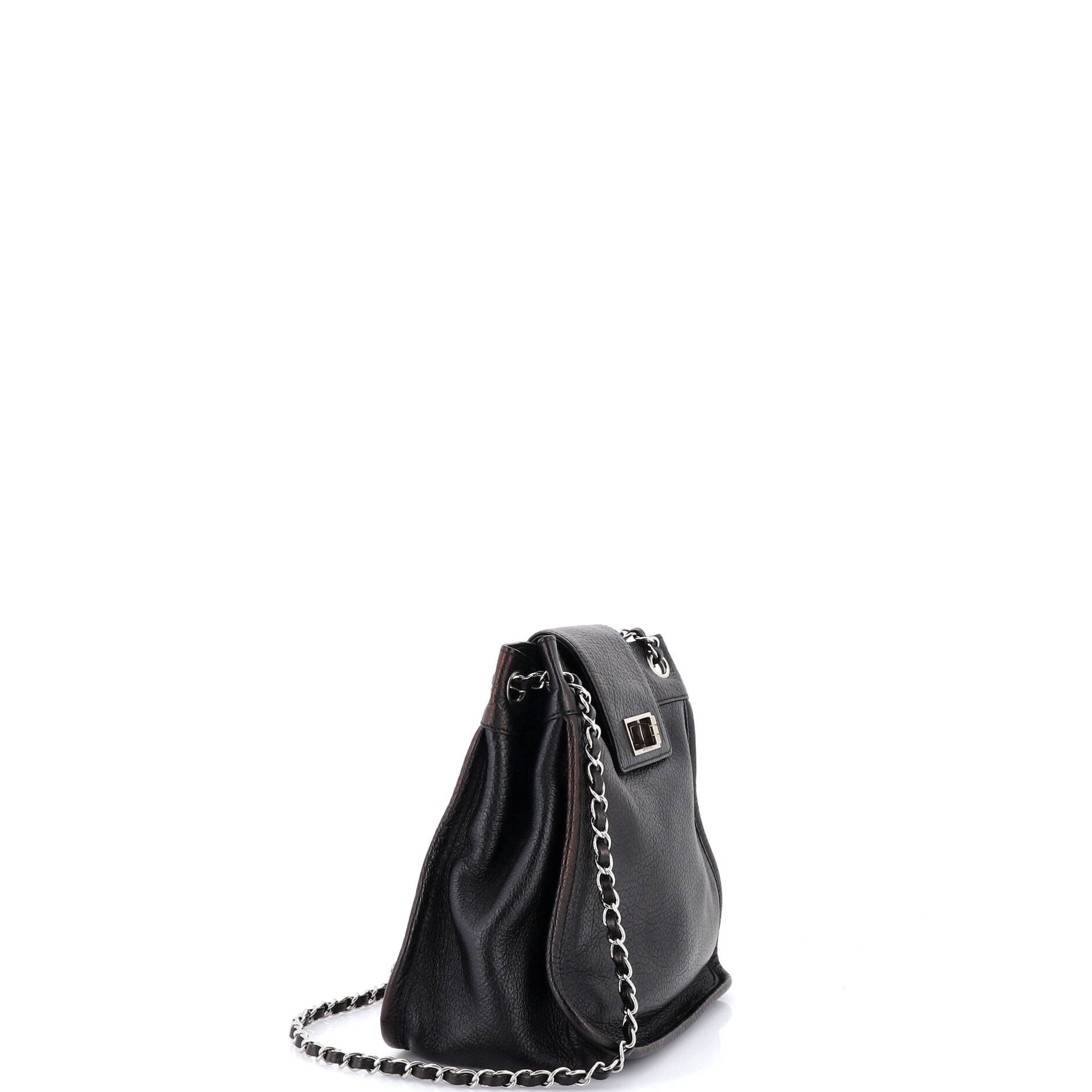 Chanel Mademoiselle Lock Accordion Shoulder Bag Leather Small Size ONE SIZE - 1 Thumbnail