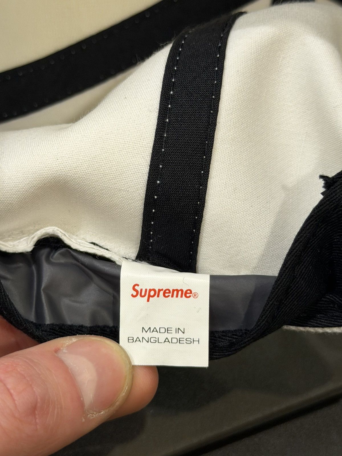 Supreme Supreme Overlap 5 Panel Hat - White Size ONE SIZE - 7 Thumbnail