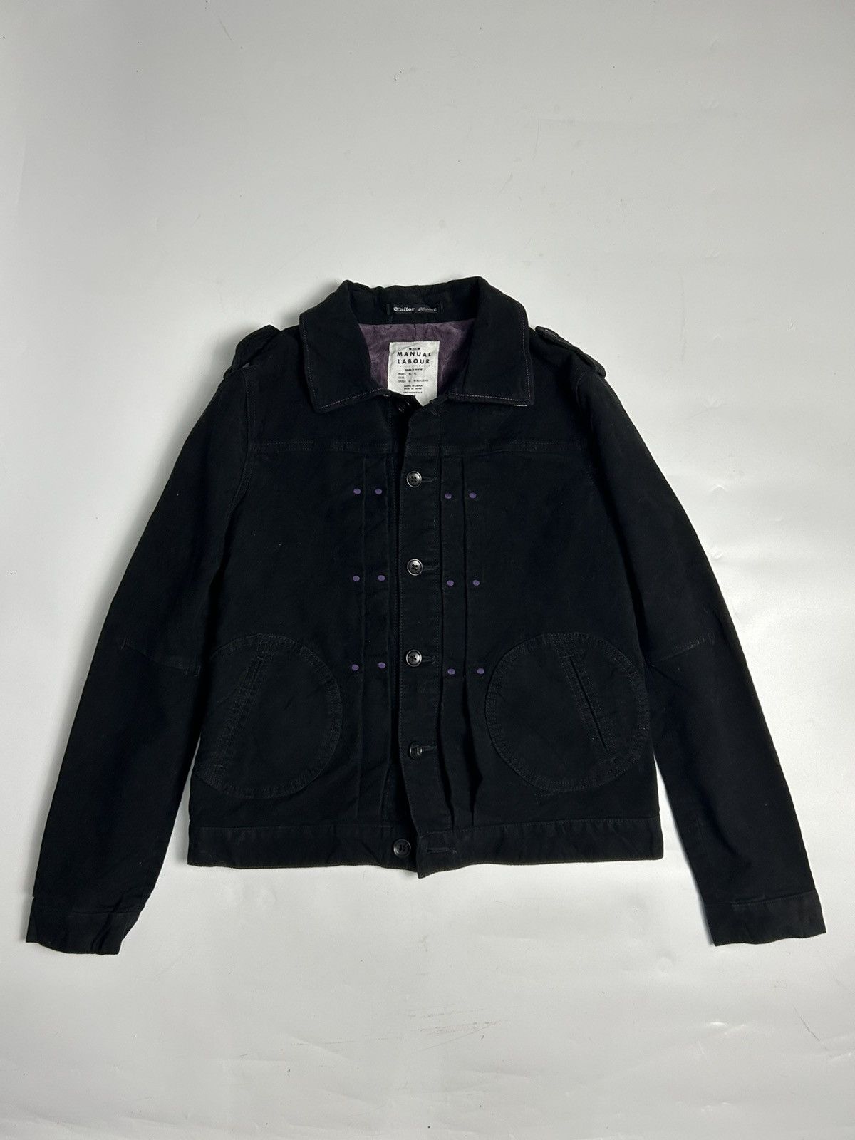 Japanese Brand MANUAL LABOUR TAILOR MADE BUTTON UP JACKET Size XS / US 0-2 / IT 36-38 - 1 Thumbnail