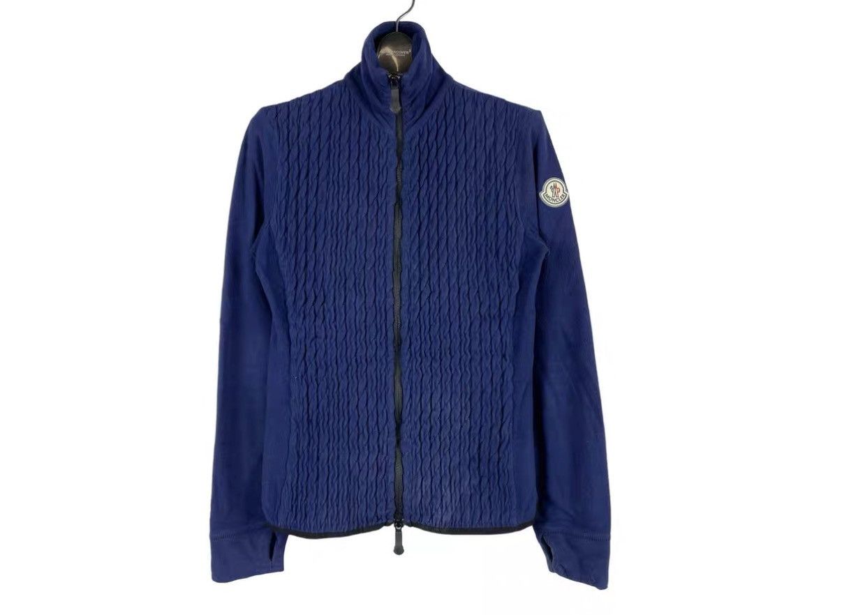 Moncler Moncler Sleeve Logo Fleece Zip-Up Jacket J31 Size US XS / EU 42 / 0 - 1 Thumbnail
