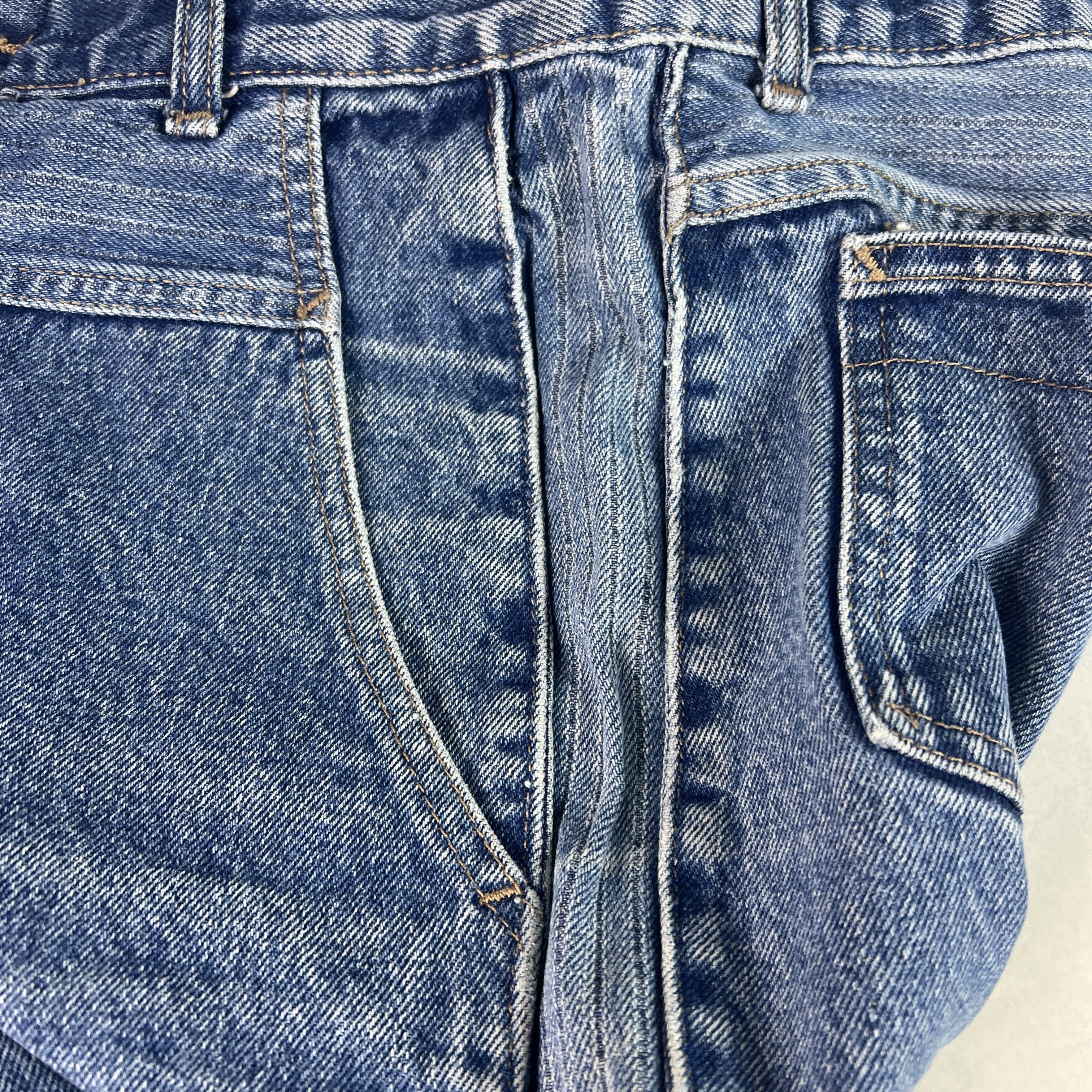 Calvin Klein VTG 80s Calvin Klein Jeans High Rise Tapered Blue Denim Size 28" / US 6 / IT 42 - 8 Thumbnail