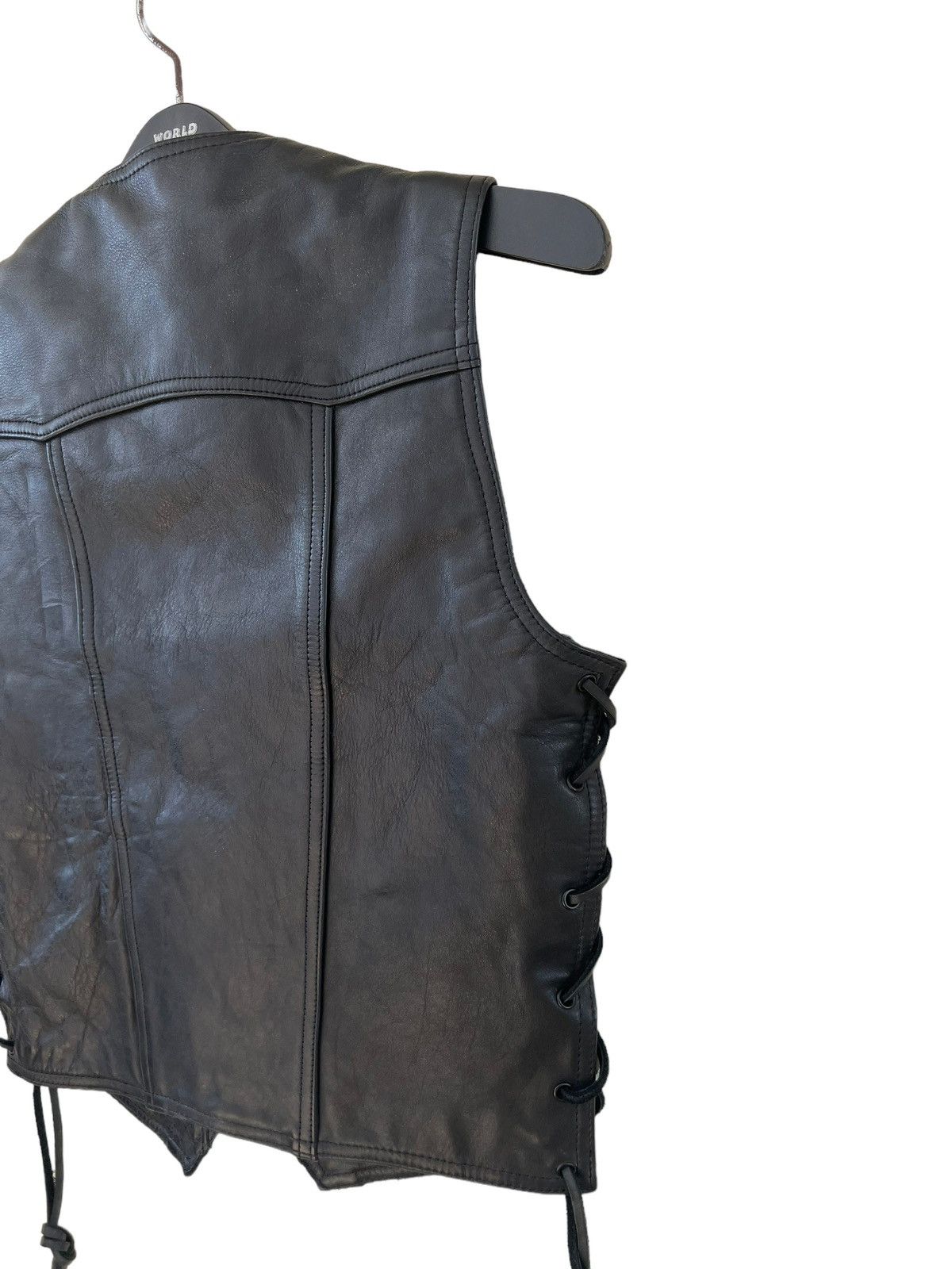 Harley Davidson VTG Harley Davidson Screamin’ Eagle Side Lace Leather Vest Size US S / EU 44-46 / 1 - 16 Thumbnail