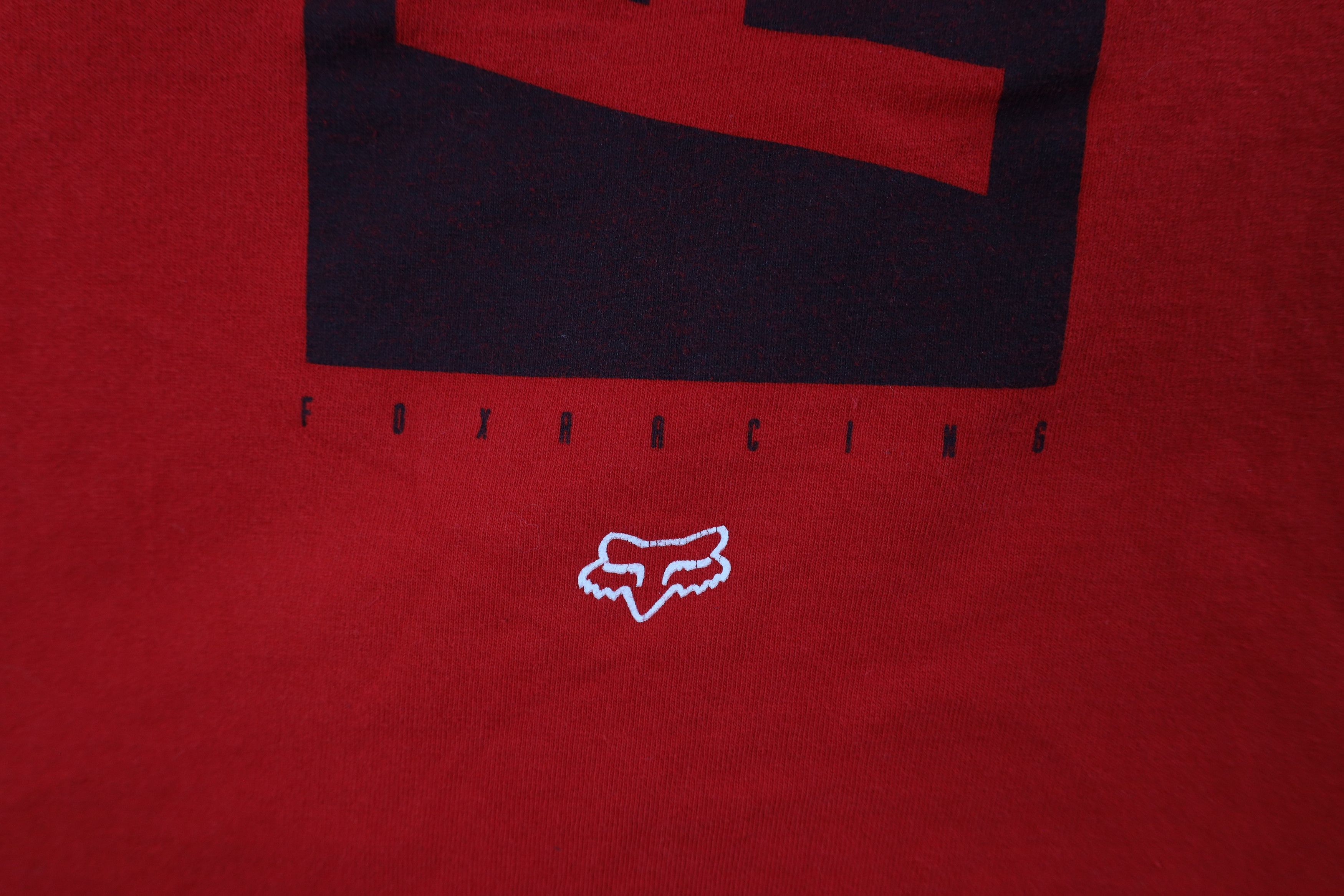 Fox Racing × Vintage Vintage Fox Racing Spell Box Logo Short Sleeve T-Shirt Red Size US XL / EU 56 / 4 - 9 Thumbnail