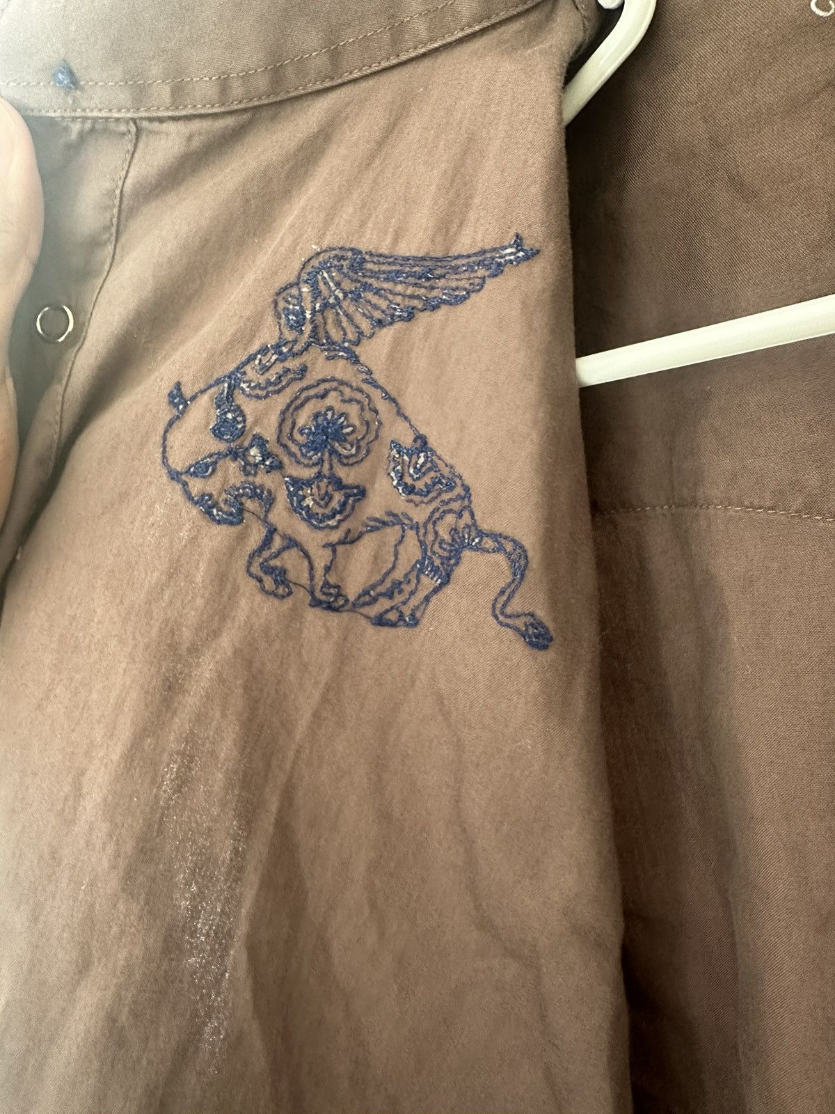 Diesel Diesel y2k Brown and blue button up. Size XL / US 12-14 / IT 48-50 - 9 Thumbnail