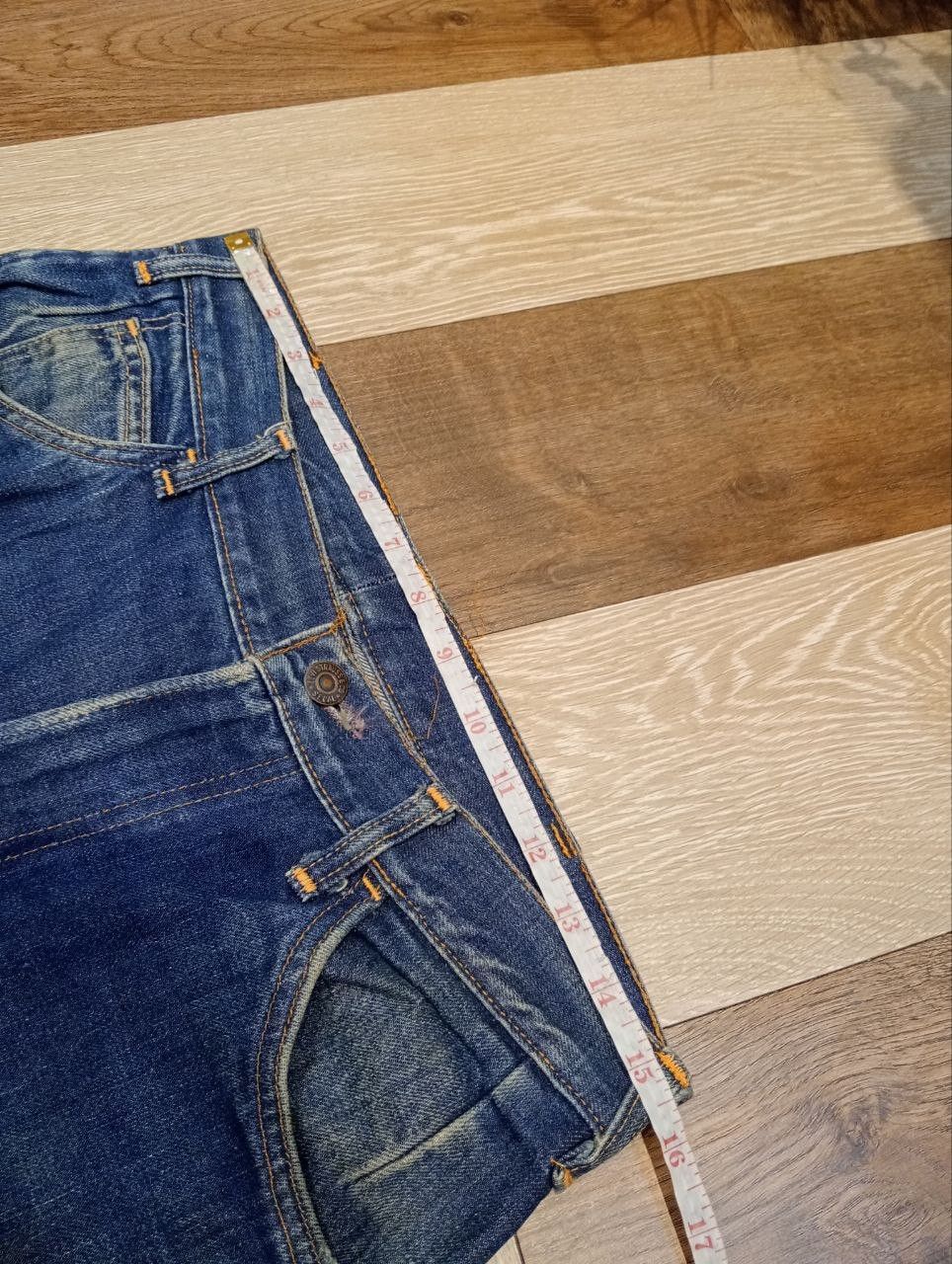Levi's Vintage Clothing VINTAGE LEVI'S CAPITAL E ORANGE TAG BLUE DENIM PANTS Size US 31 - 11 Thumbnail
