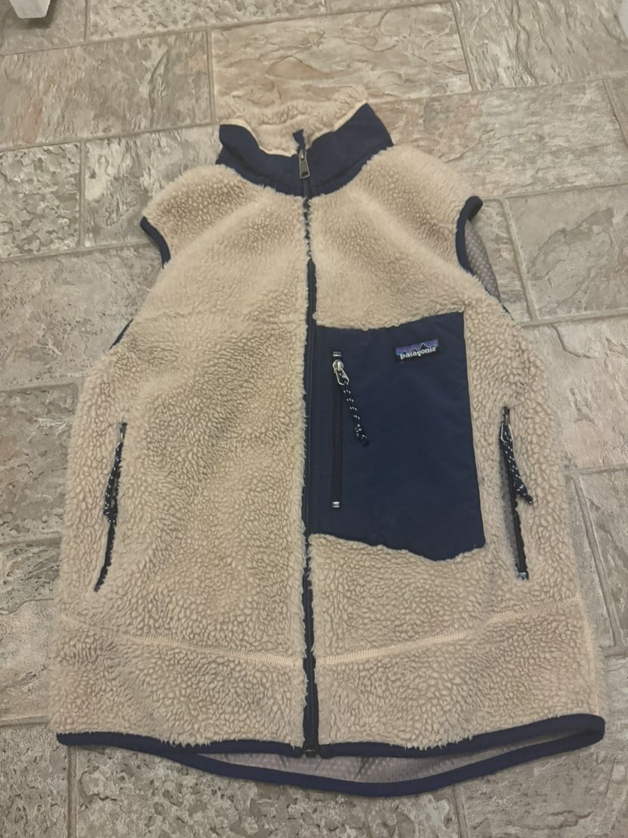 Patagonia Vintage Patagonia Deep Pile Sherpa Vest Made in USA Size US S / EU 44-46 / 1 - 1 Thumbnail