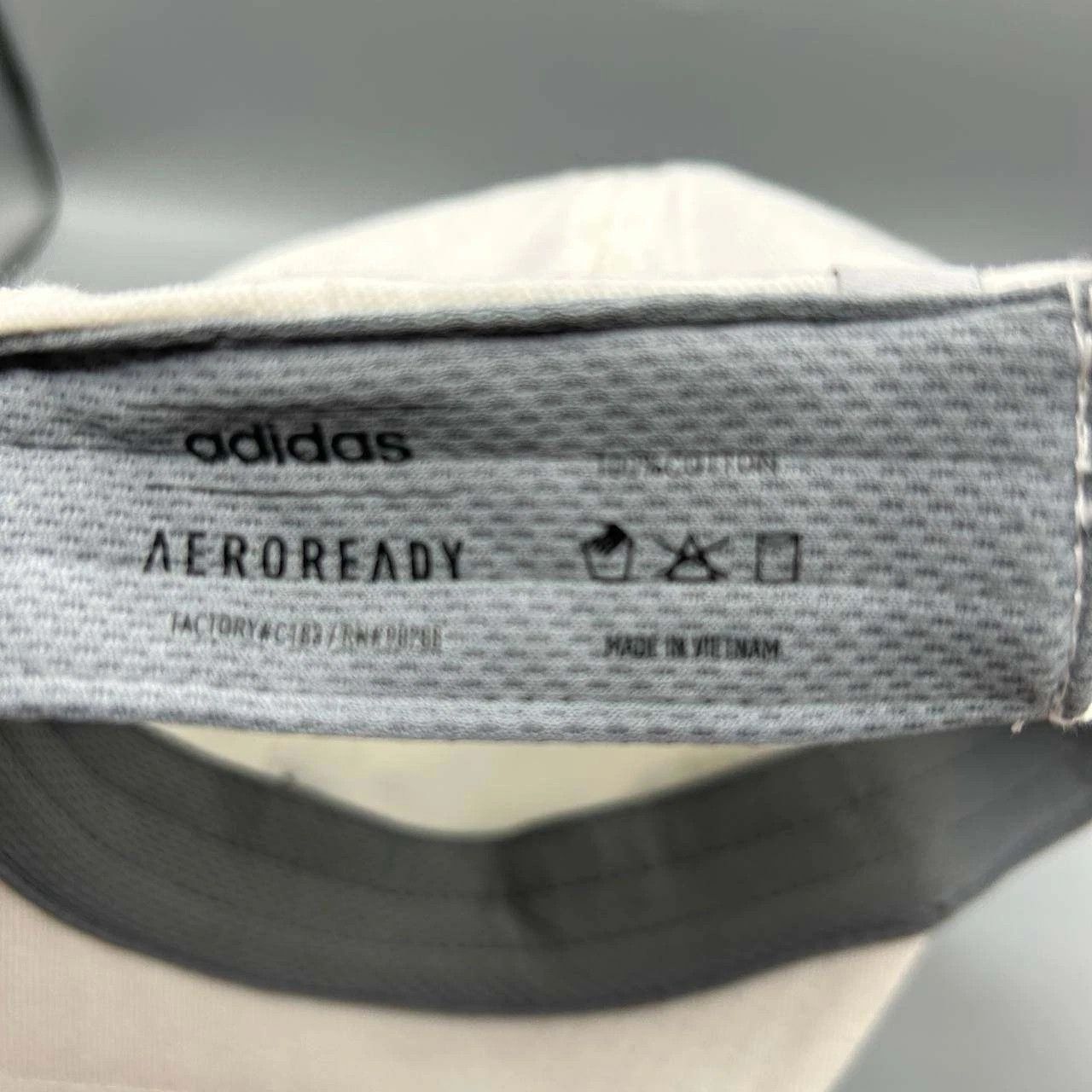 Adidas Adidas 3 Stripes Aeroready Hat Men White Strap Back Cotton Size ONE SIZE - 4 Thumbnail