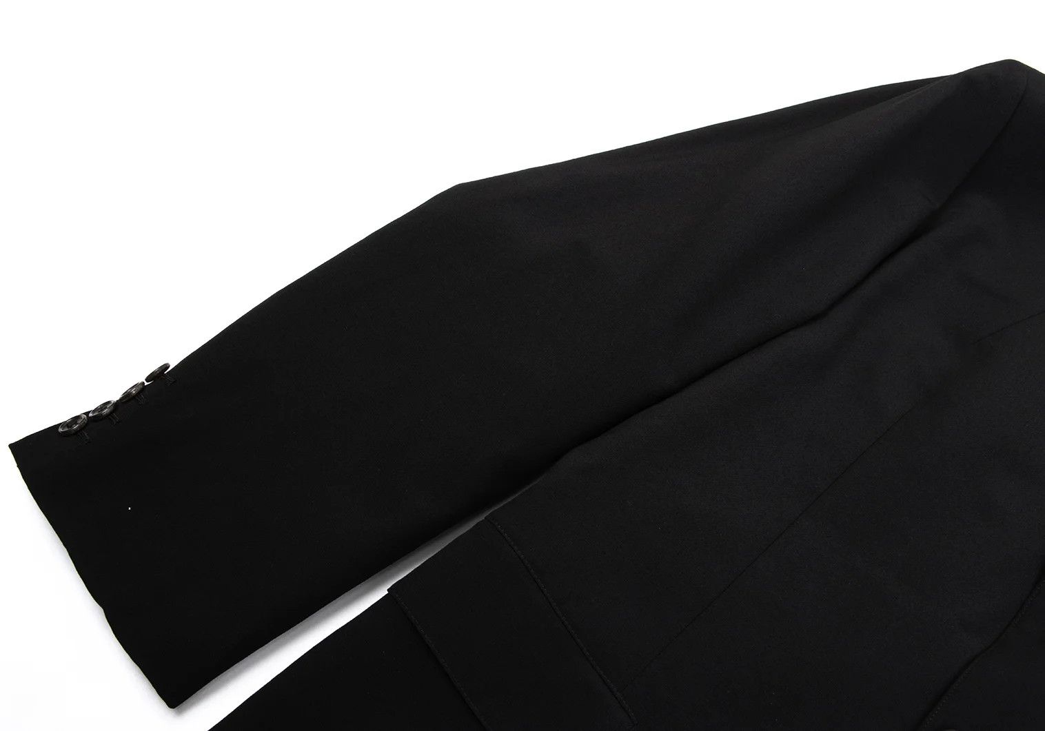 Jean Paul Gaultier Border Lining Wool Jacket in Black Size 52 Size US L / EU 52-54 / 3 - 6 Thumbnail