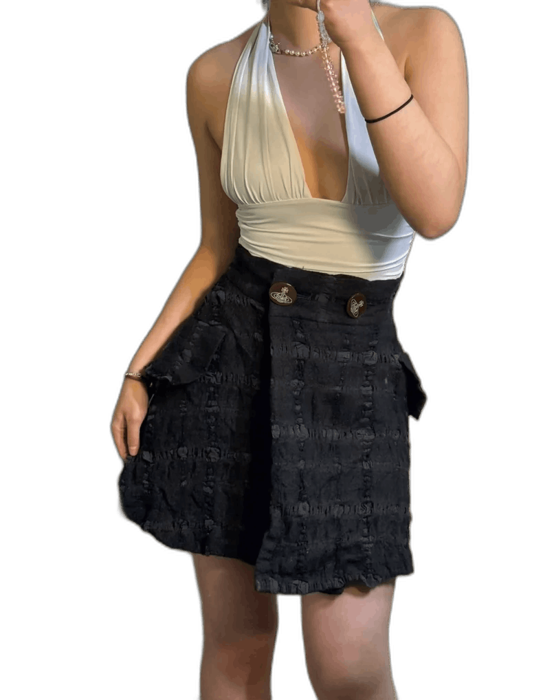 Vivienne Westwood Vivienne Westwood Red Label Black Mini Skirt - dmc Size 26" / US 2 / IT 38 - 1 Thumbnail