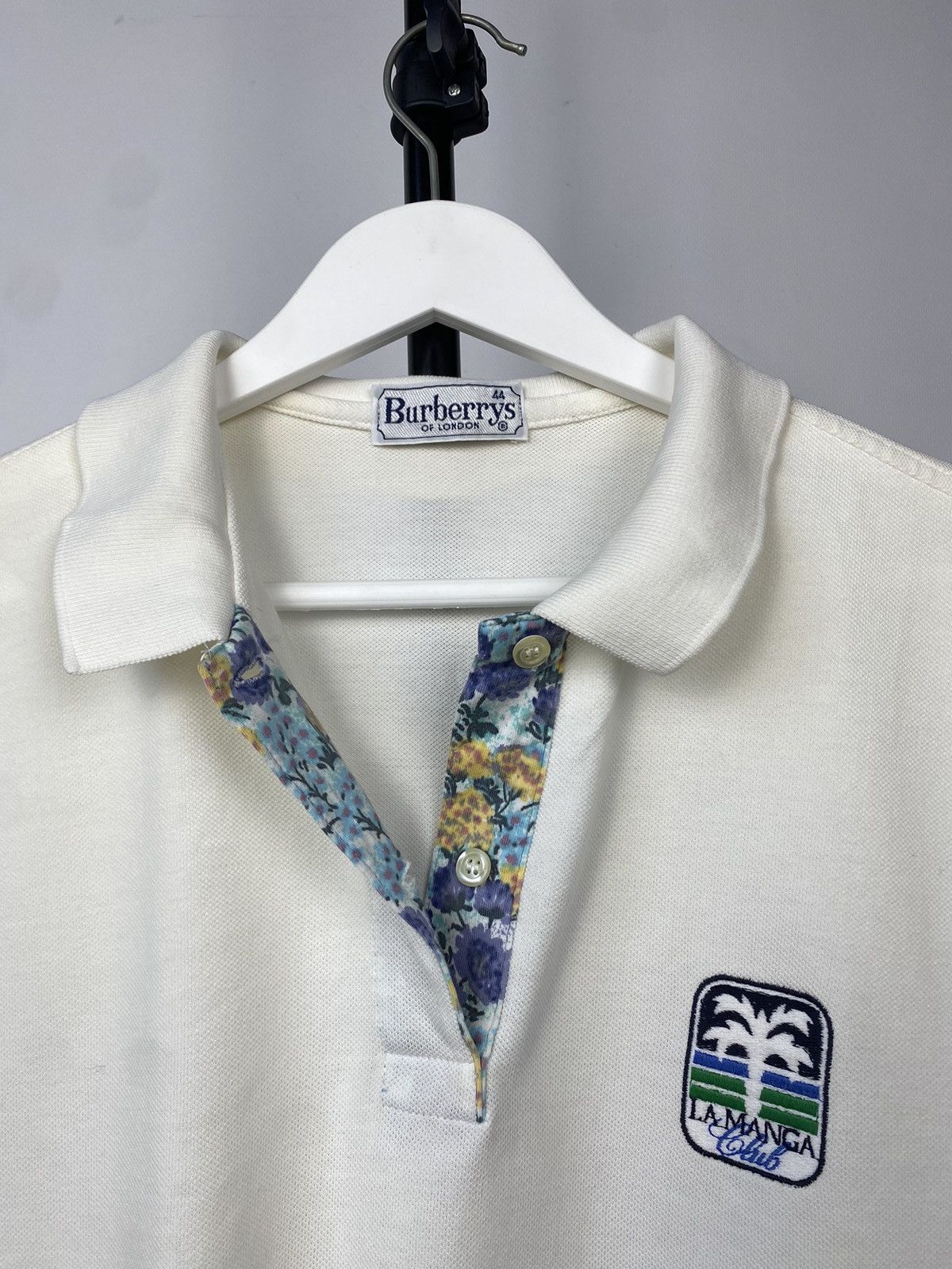 Burberry × Vintage Vintage Burberrys Golf La Manga Club Polo T-shirt Size US M / EU 48-50 / 2 - 10 Thumbnail