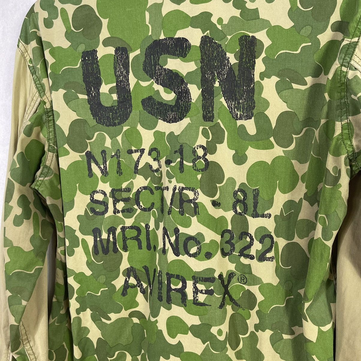Avirex Rare! USN Avirex Camo Army Shirt Size US L / EU 52-54 / 3 - 7 Thumbnail
